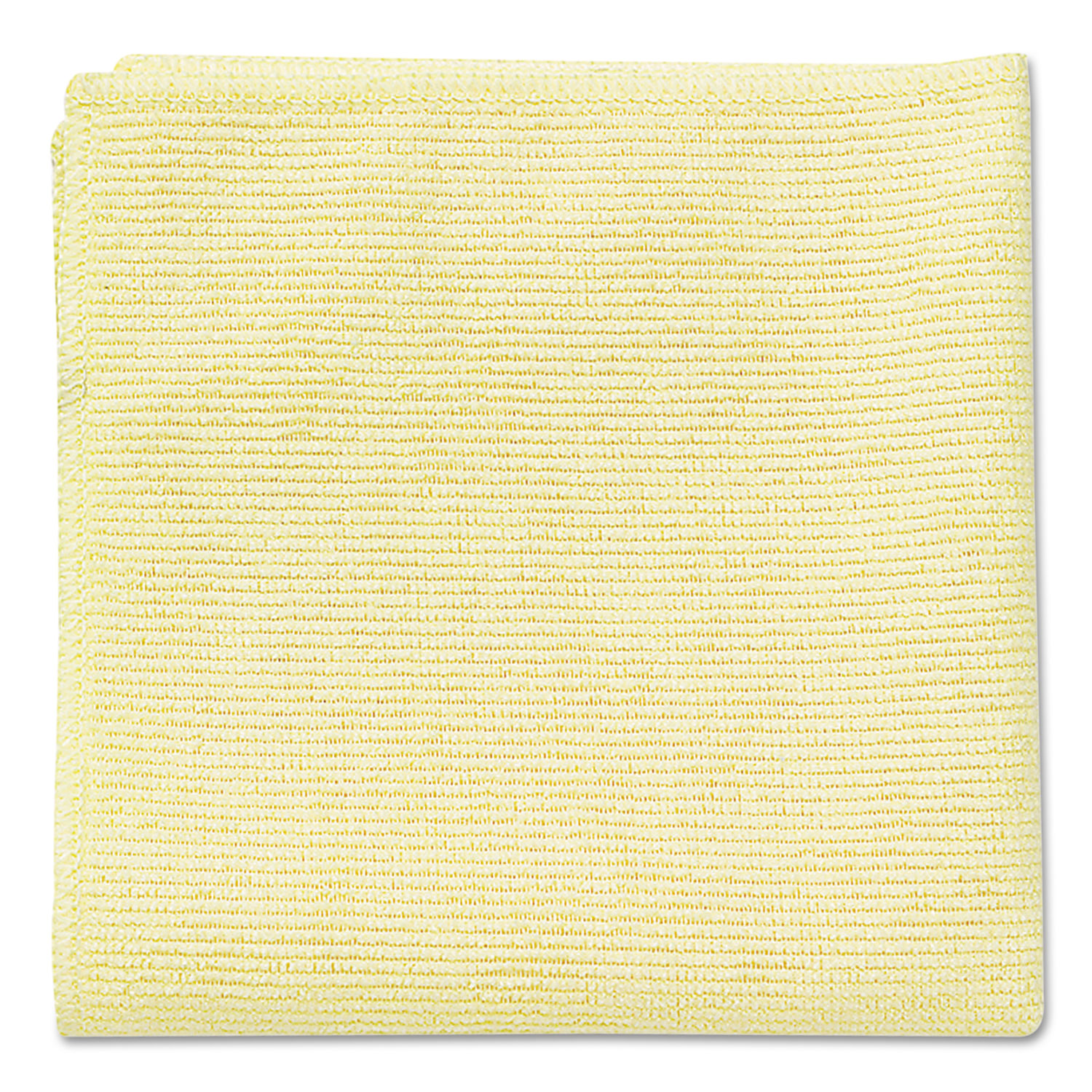 Microfiber Cleaning Cloths, 16 x 16, Yellow, 24/Pack
