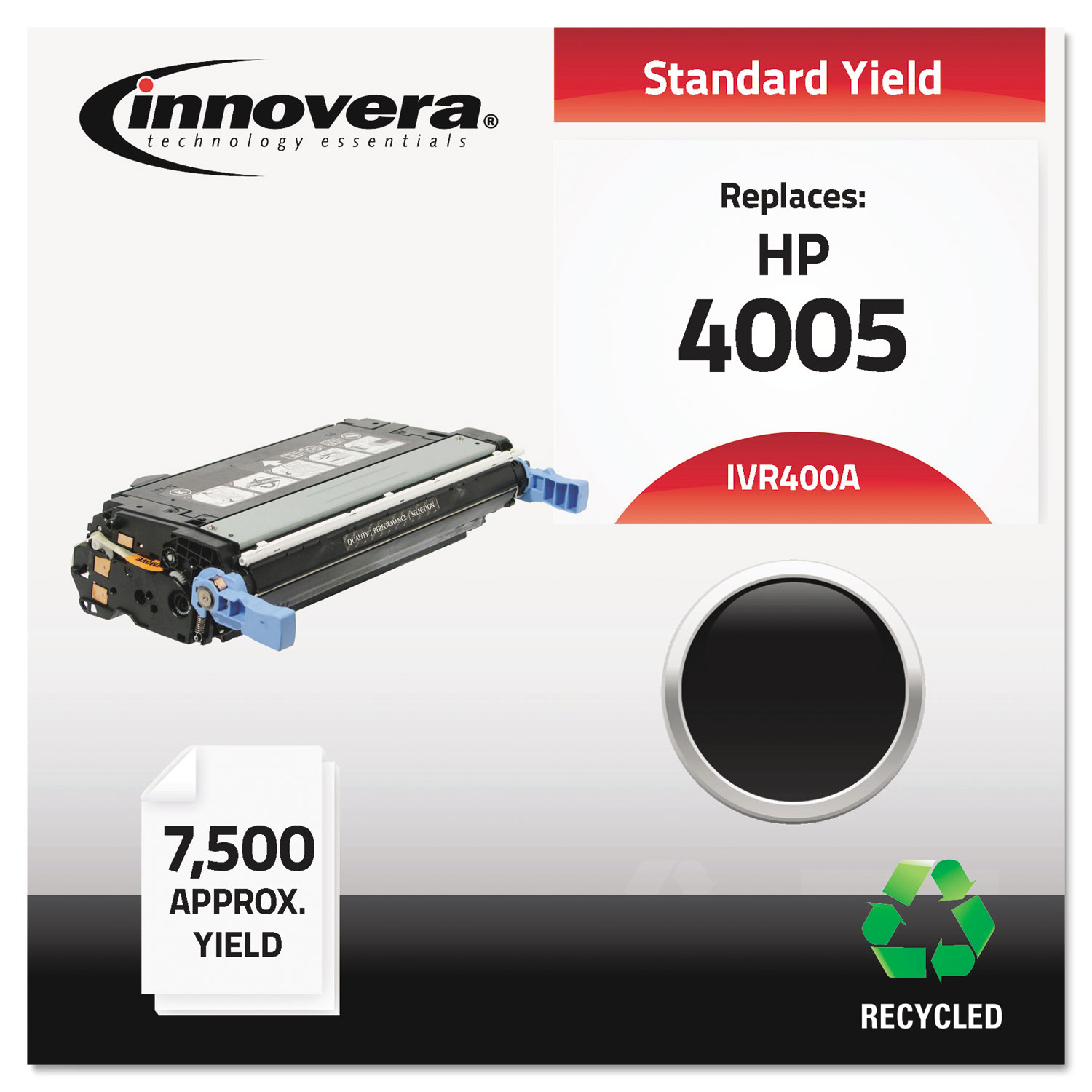Remanufactured CB400A (642A) Toner, 7500 Page-Yield, Black