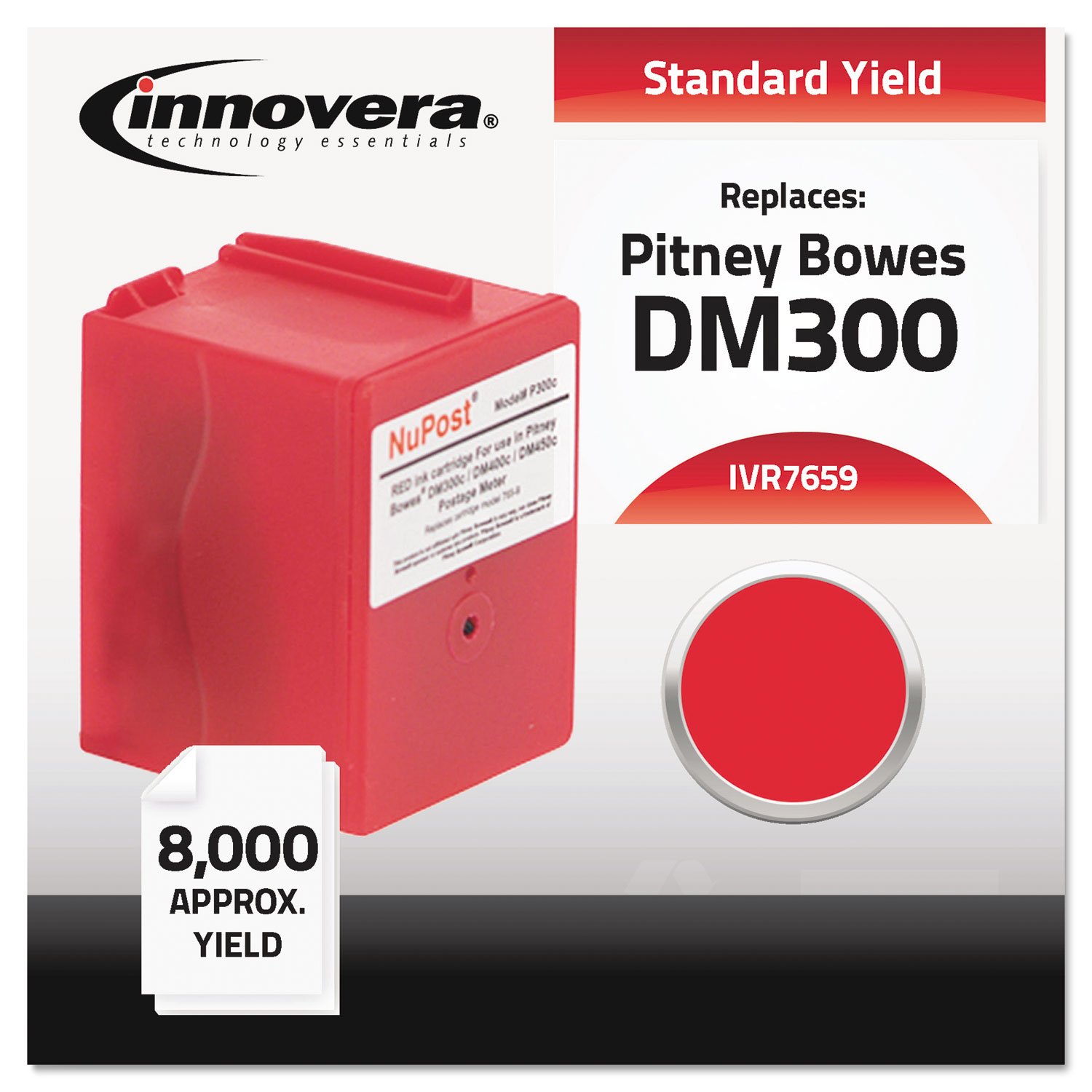 Compatible 7659 (7659) Ink, 8000 Page-Yield, Red