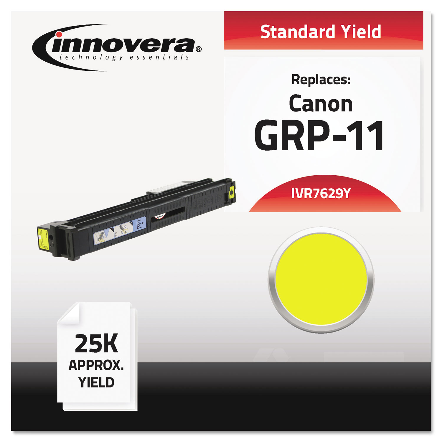 Remanufactured 7626A001AA (GPR-11) Toner, Yellow