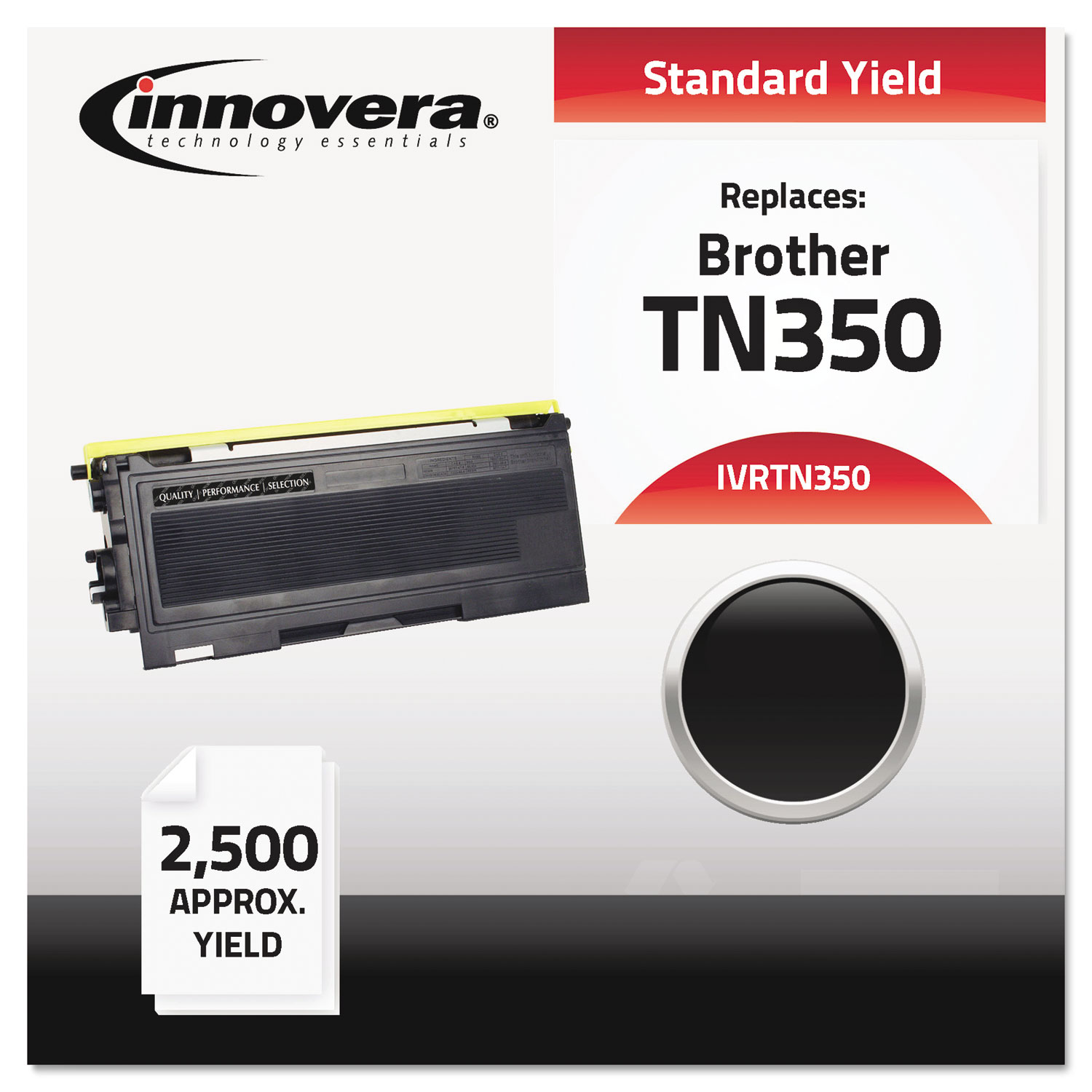  Innovera IVRTN350 Remanufactured TN350 Toner, 2500 Page-Yield, Black (IVRTN350) 