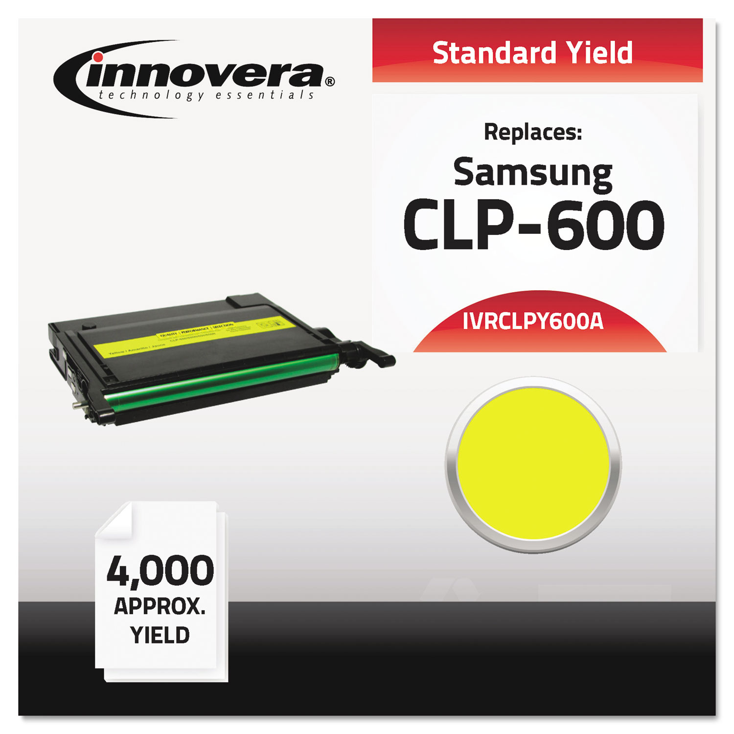 Compatible CLP-600 Toner, Yellow