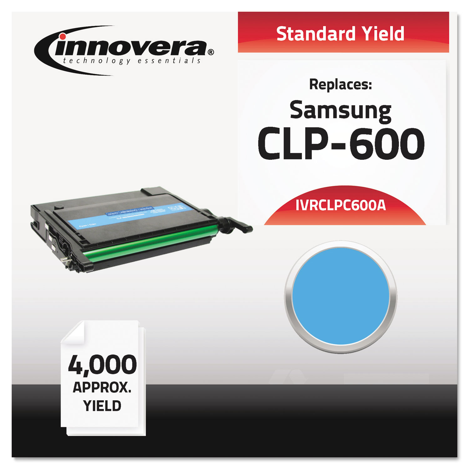 Compatible CLP-C600A Toner, Cyan