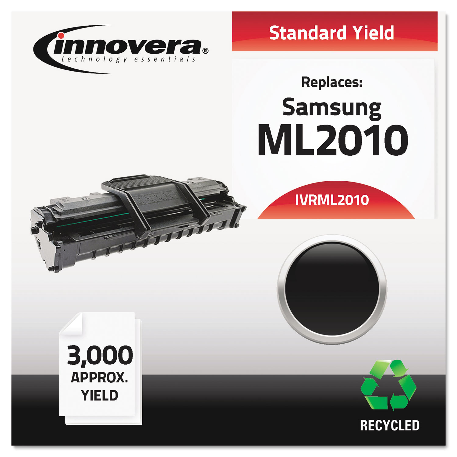 Remanufactured ML-2010 Toner, 3000 Page-Yield, Black