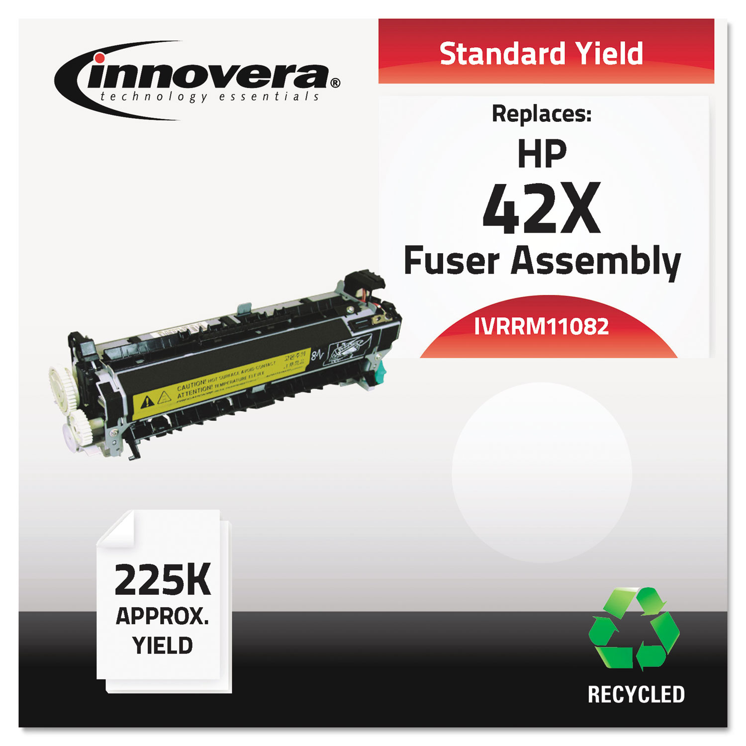  Innovera IVRRM11082 Remanufactured RM1-1082-000 (42X) Fuser, 225000 Page-Yield (IVRRM11082) 