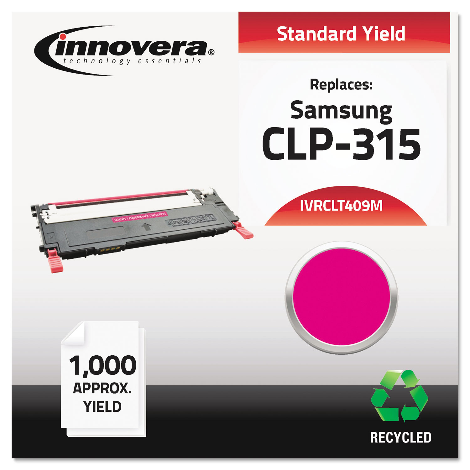 Remanufactured CLT-M409S (CLP-315) Toner, Magenta