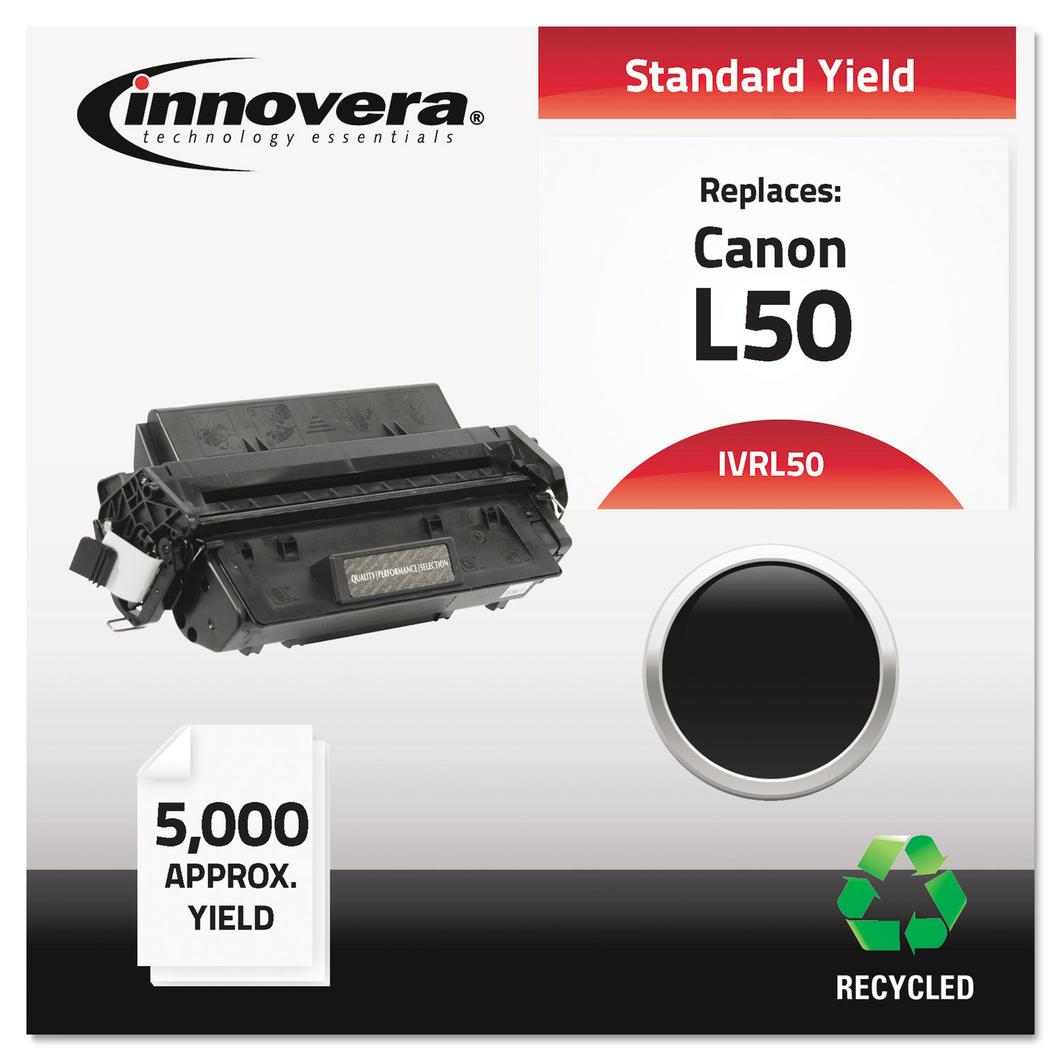 Remanufactured 6812A001AA (L50) Toner, Black