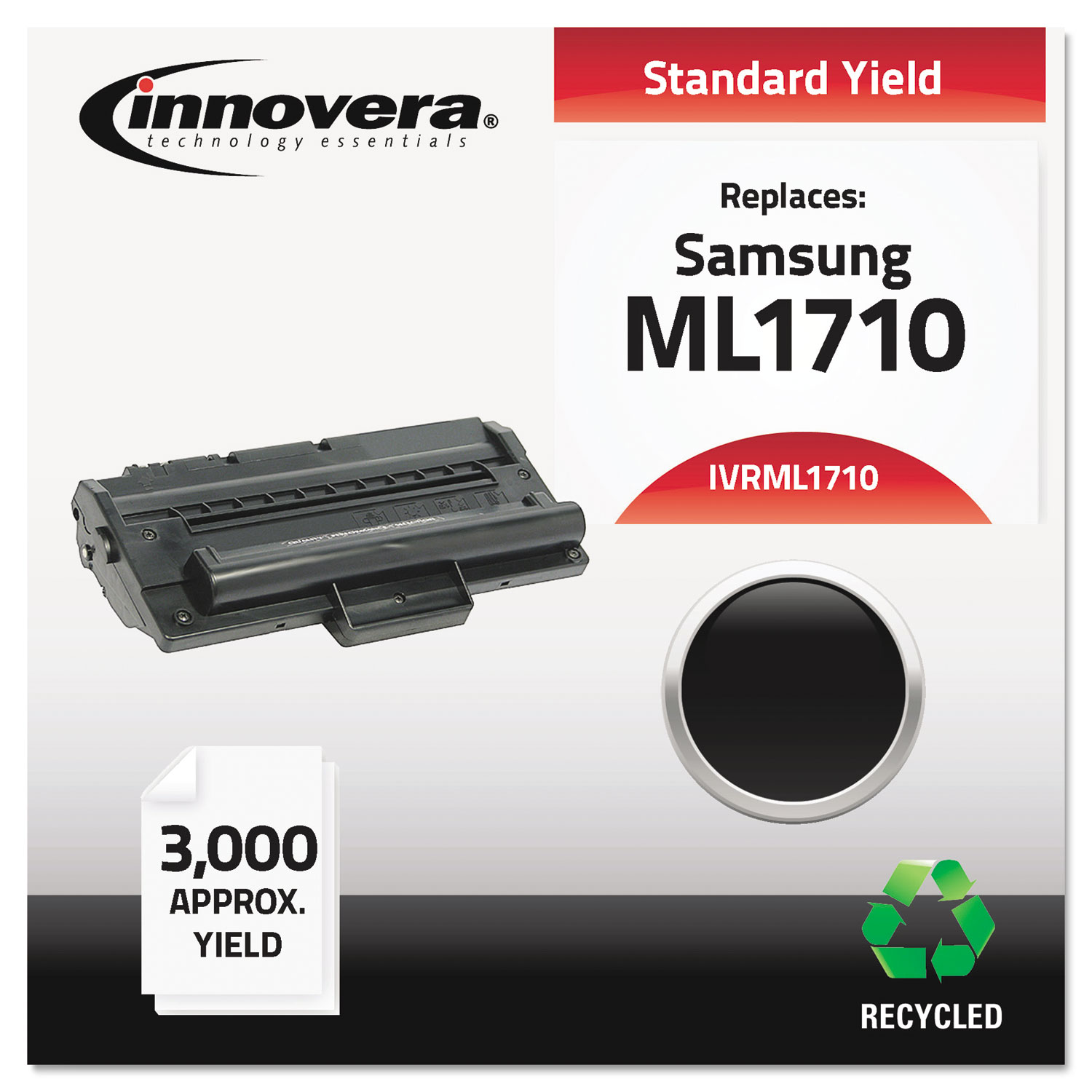 Remanufactured ML-1710D3 Toner, 3000 Page-Yield, Black