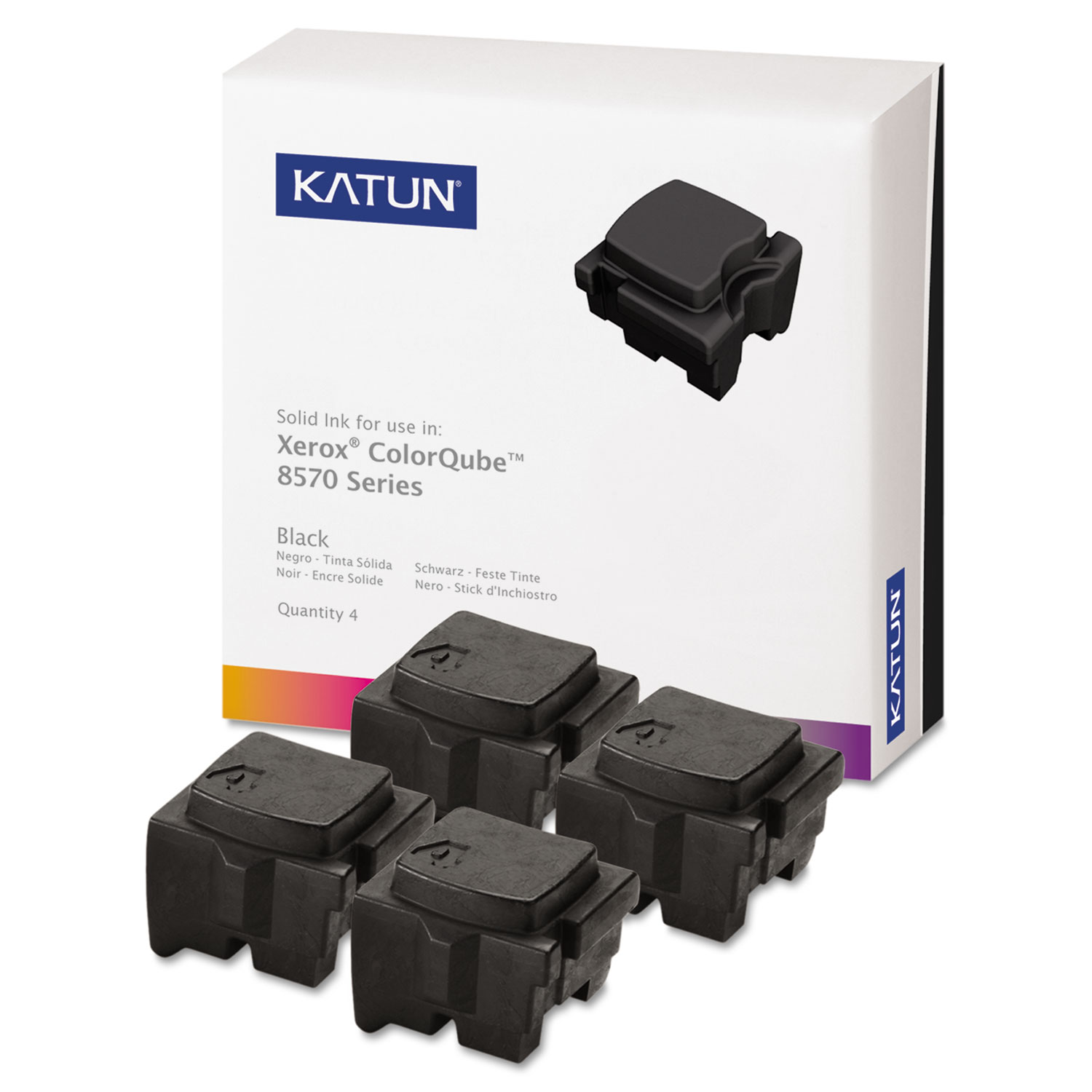  Katun 39403 Compatible 108R00930 () High-Yield Solid Ink Stick, 8600 Page-Yield, Black (KAT39403) 