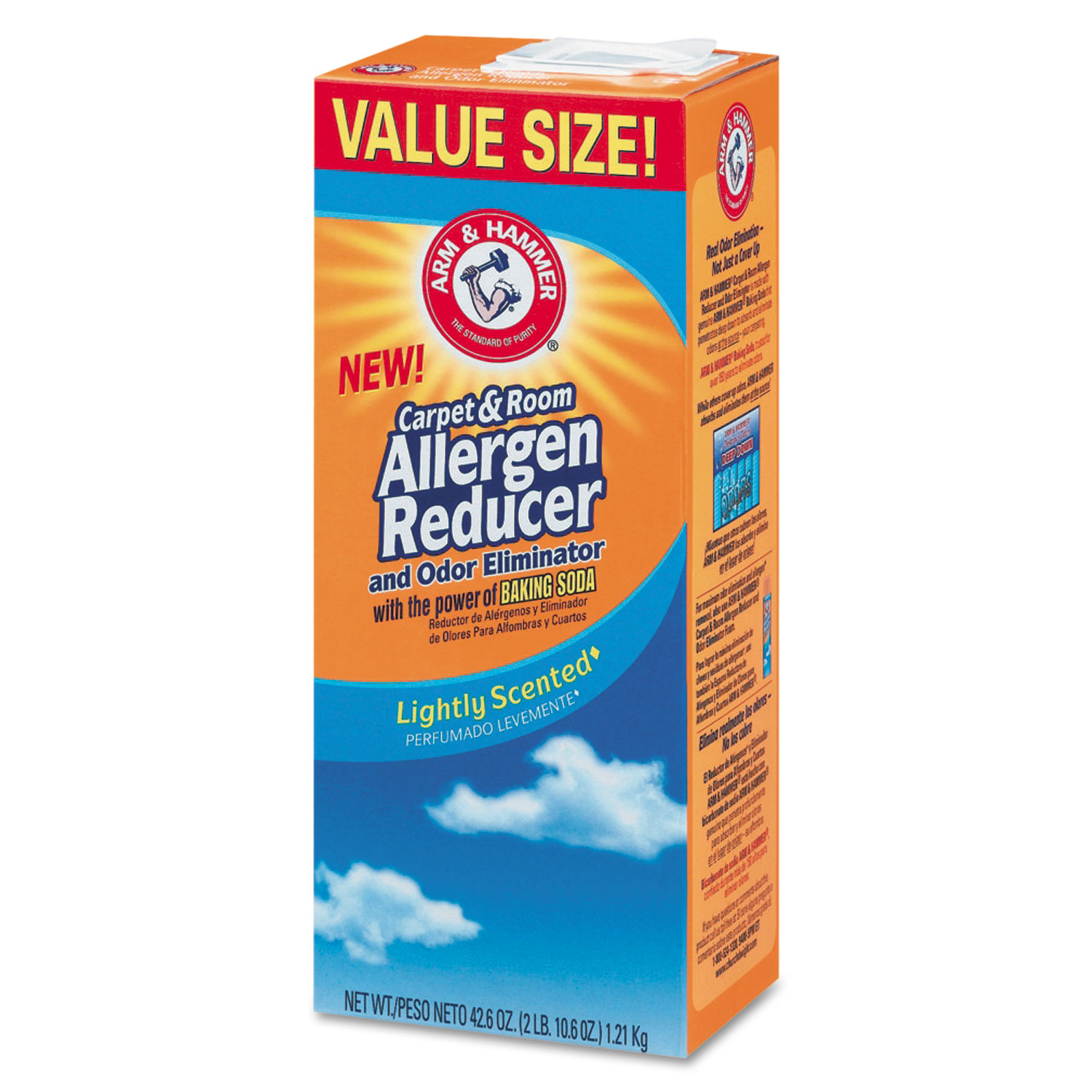 Carpet & Room Allergen Reducer and Odor Eliminator, 42.6 oz Box