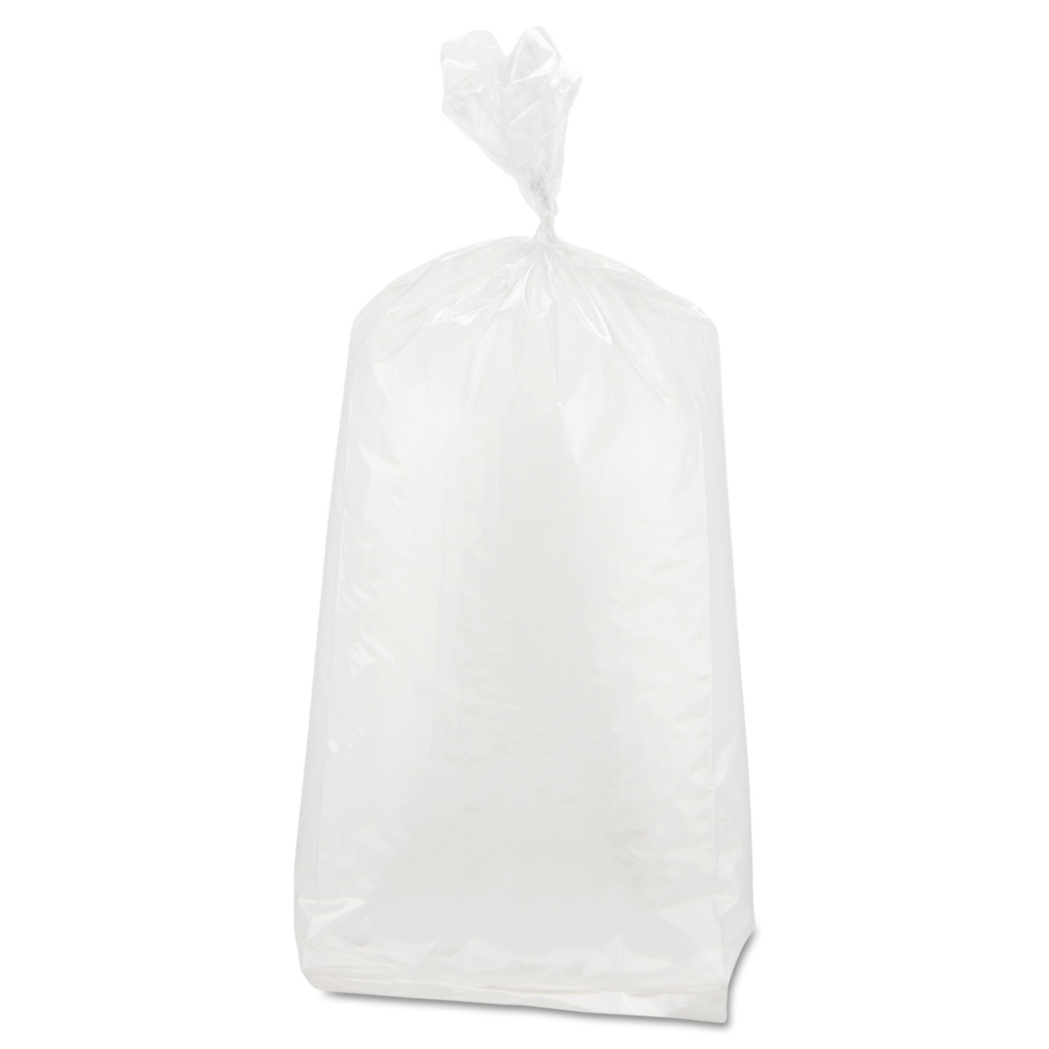 Inteplast Food Bags, 22 qt, 1 mil, 10 x 24, Clear, 500/Carton