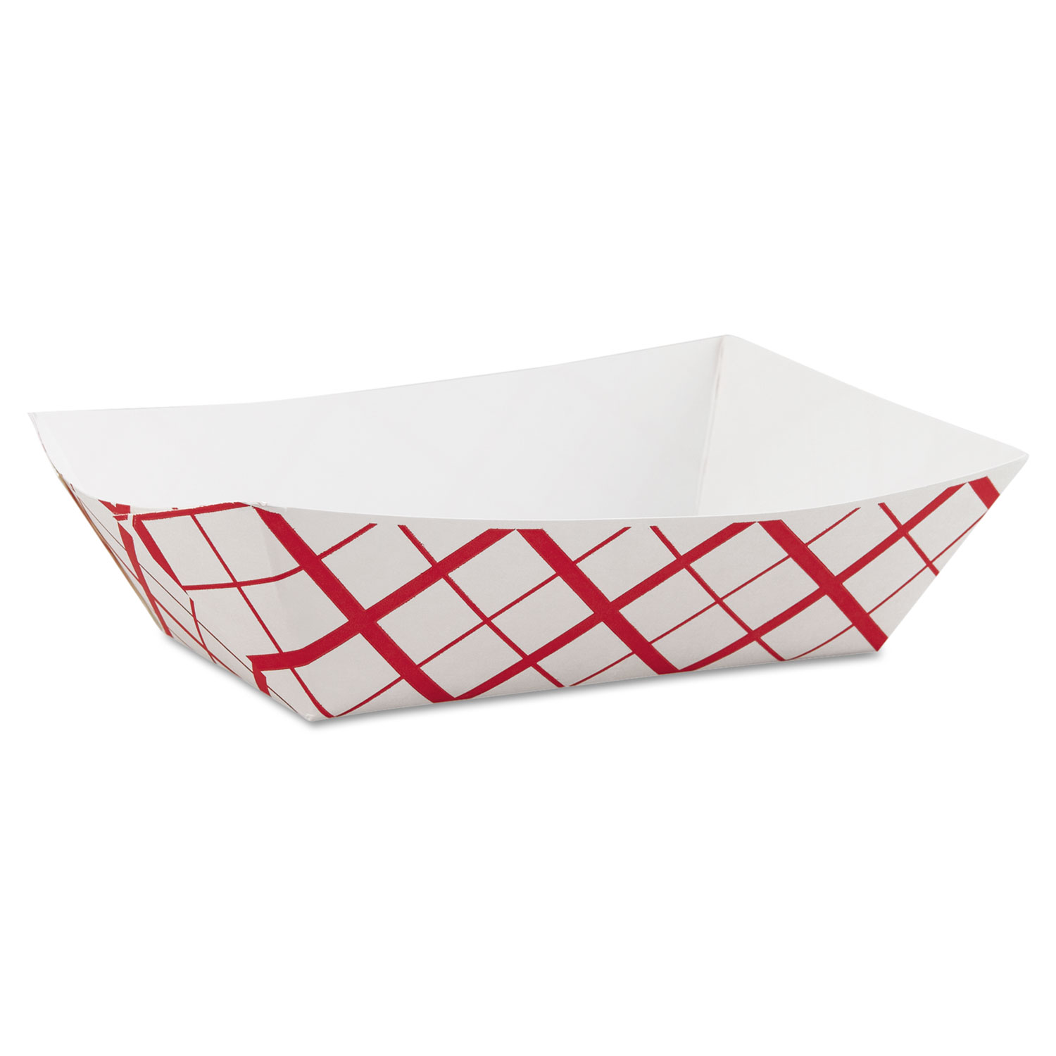  SCT SCH 0425 Paper Food Baskets, 3lb, Red/White, 500/Carton (SCH0425) 