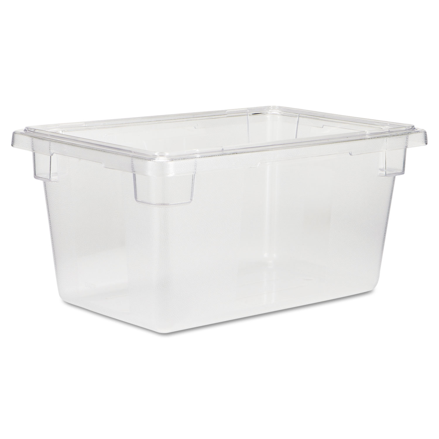  Rubbermaid Commercial FG330400CLR Food/Tote Boxes, 5gal, 12w x 18d x 9h, Clear (RCP3304CLE) 
