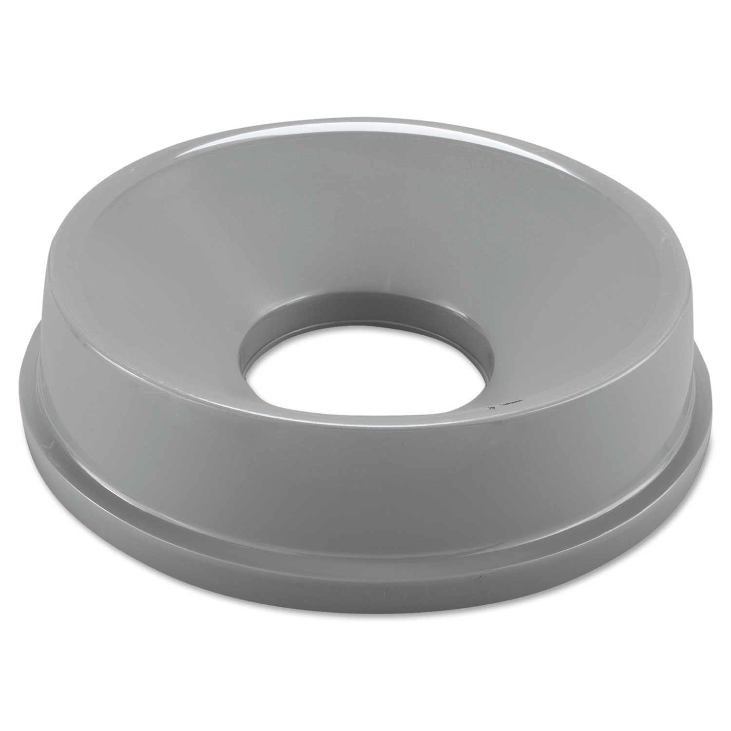  Rubbermaid Commercial FG354800GRAY Untouchable Funnel Top, Round, 16.25 diameter, Gray (RCP3548GRA) 