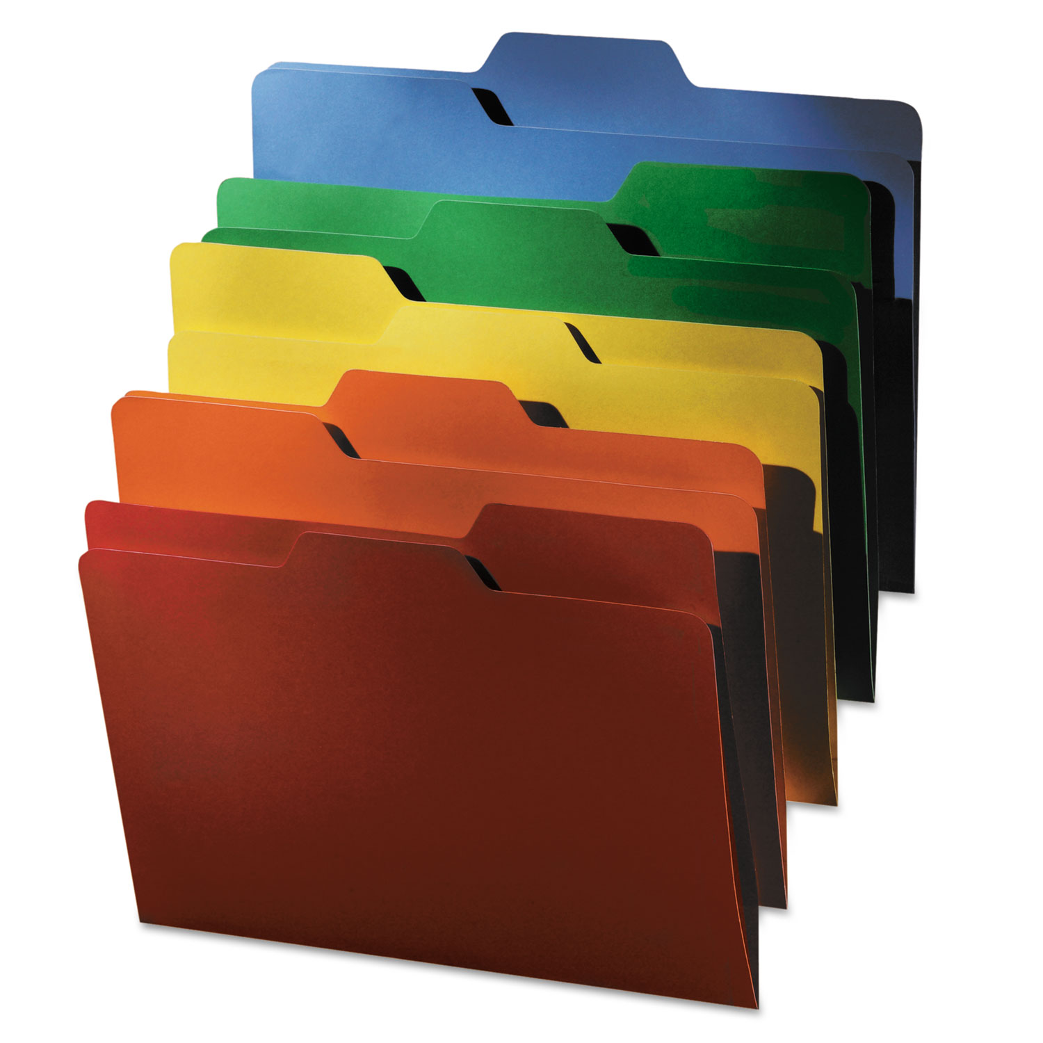  find It FT07070 All Tab File Folders, 1/3-Cut Tabs, Letter Size, Assorted, 80/Pack (IDEFT07070) 