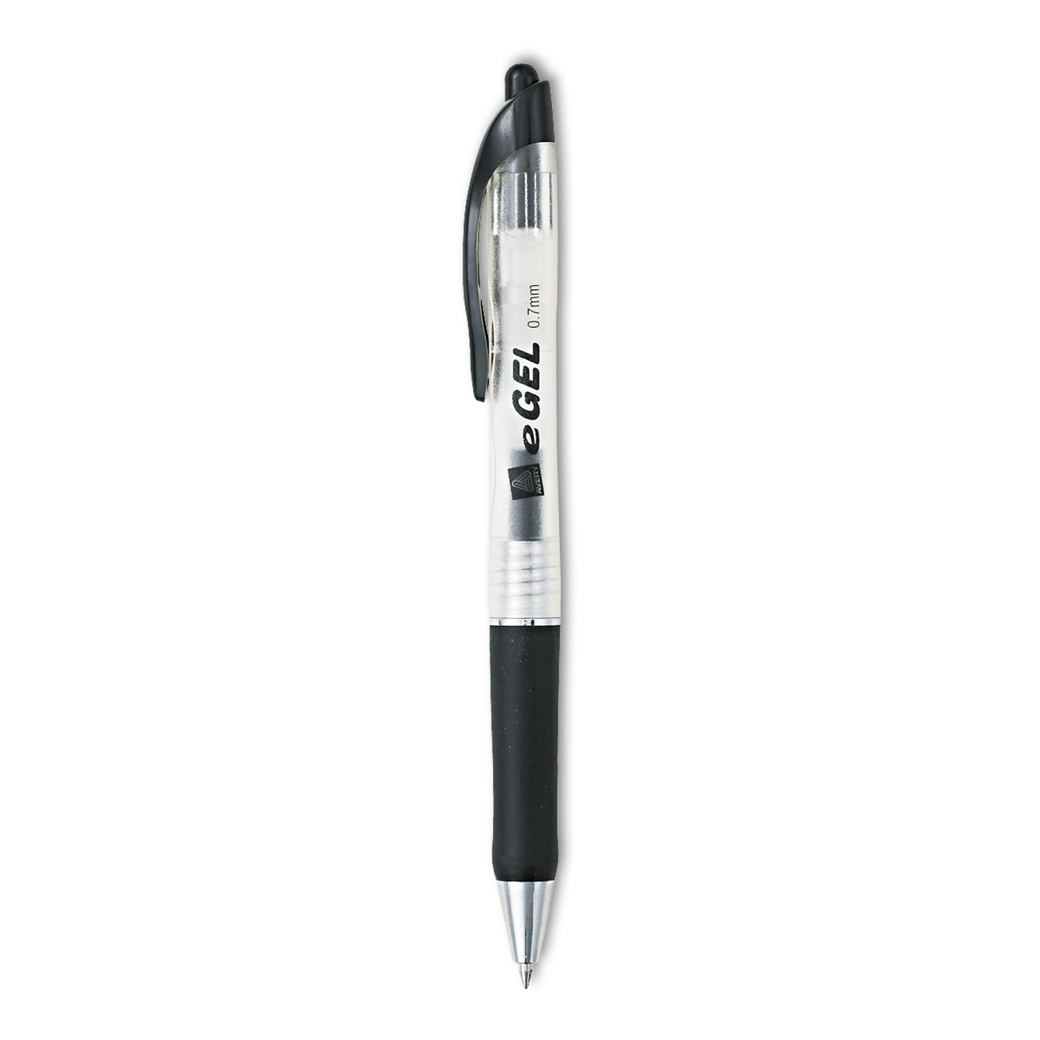 eGEL Retractable Gel Pen, Roller Ball, Black Ink, Medium