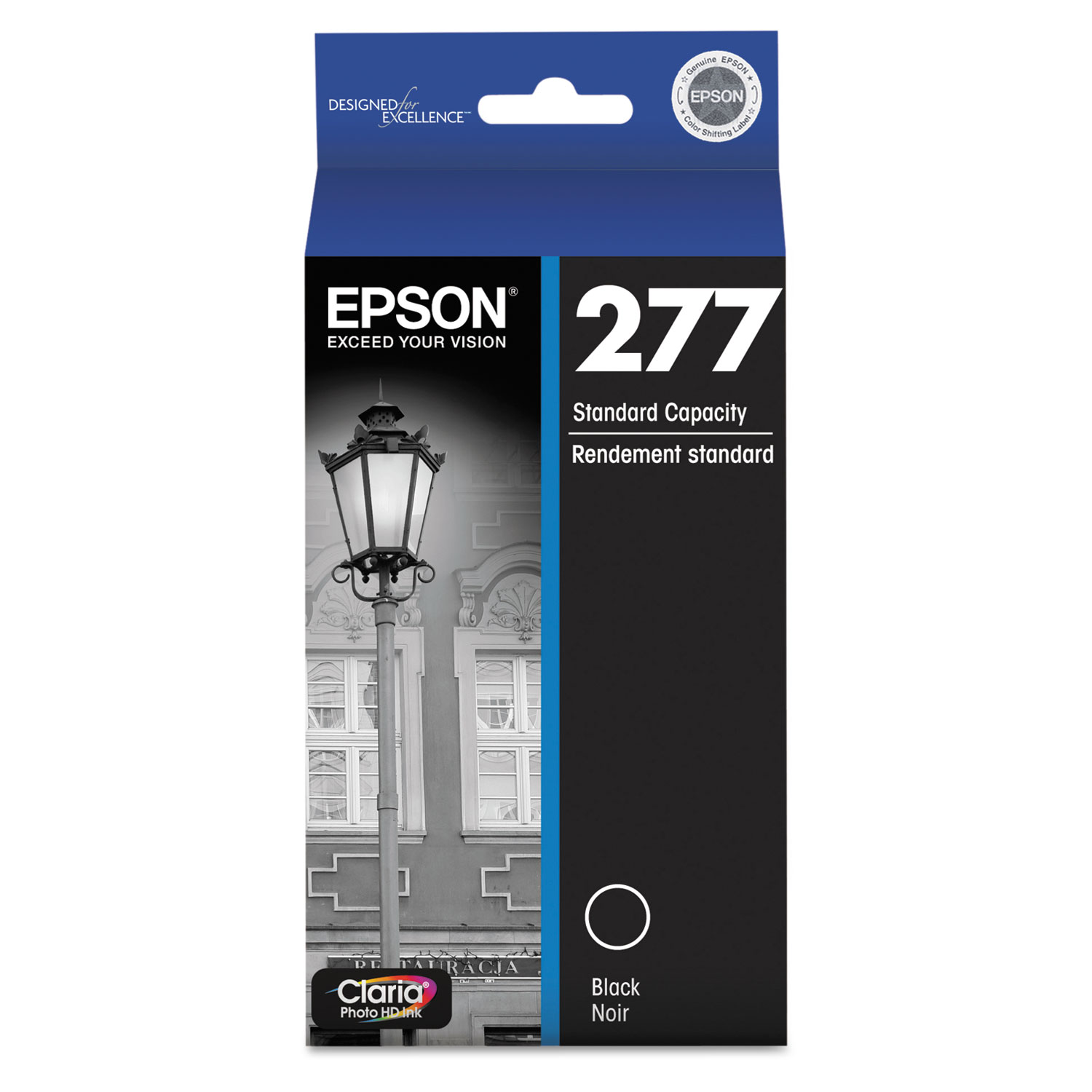  Epson T277120-S T277120S (277) Claria Ink, 240 Page-Yield, Black (EPST277120S) 