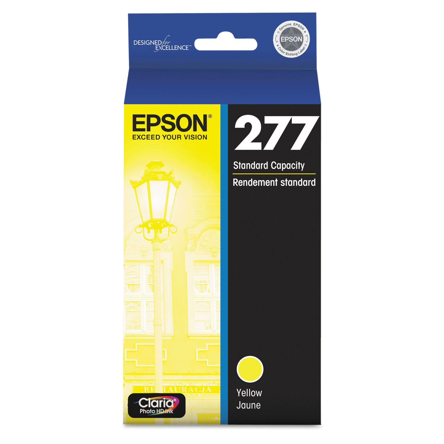  Epson T277420-S T277420S (277) Claria Ink, 360 Page-Yield, Yellow (EPST277420S) 
