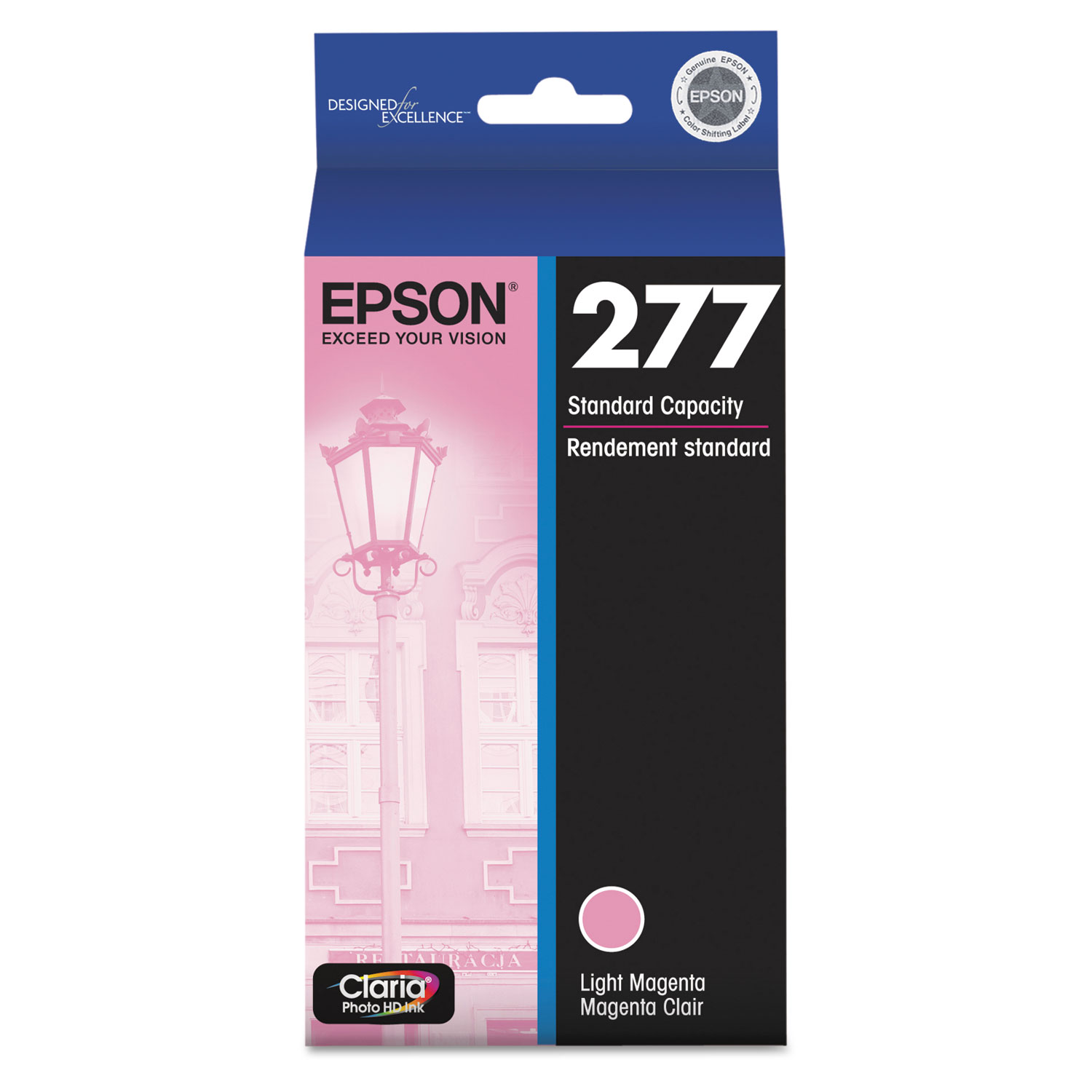  Epson T277620-S T277620S (277) Claria Ink, 360 Page-Yield, Light Magenta (EPST277620S) 