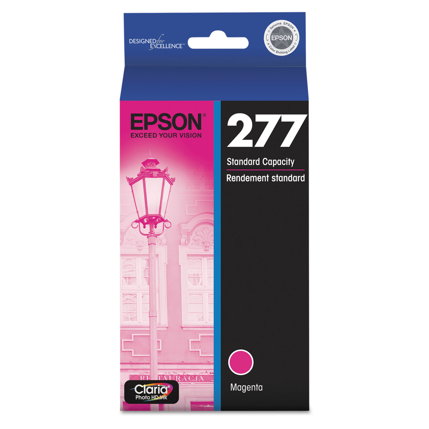  Epson T277320-S T277320S (277) Claria Ink, 360 Page-Yield, Magenta (EPST277320S) 