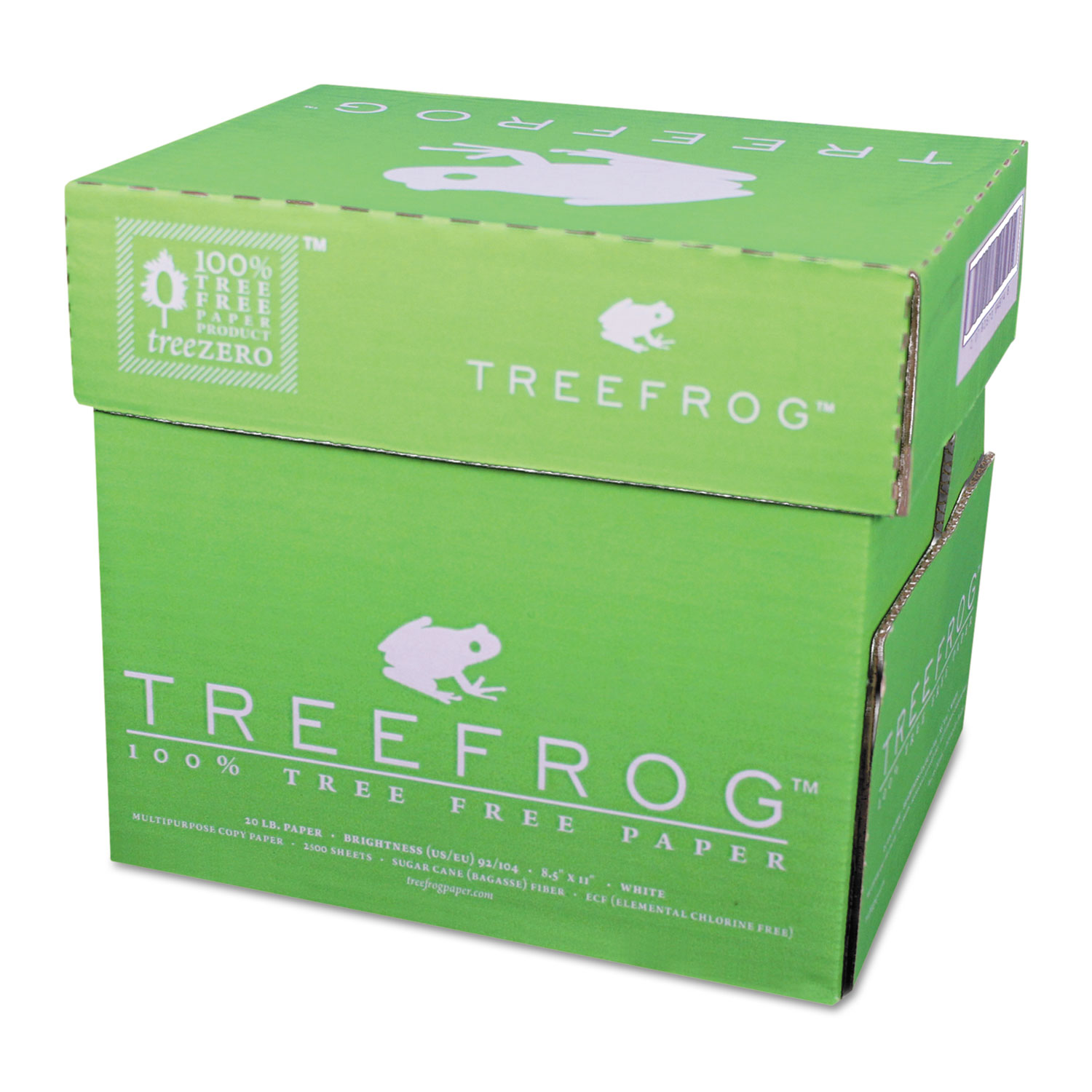 Tree-Free Copy Paper, 20-lb., 8-1/2 x 11, 2500 Sheets/Carton