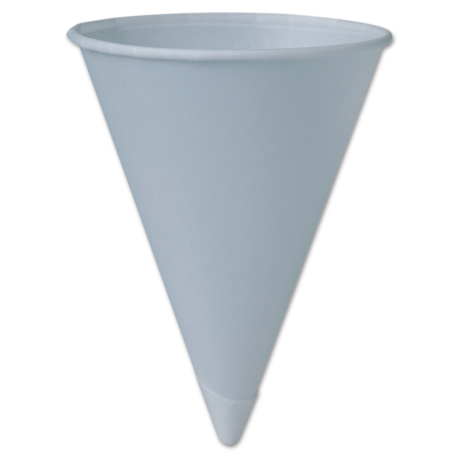  Dart 6RB-2050 Bare Treated Paper Cone Water Cups, 6 oz, White, 200/Sleeve, 25 Sleeves/Carton (SCC6RBU) 
