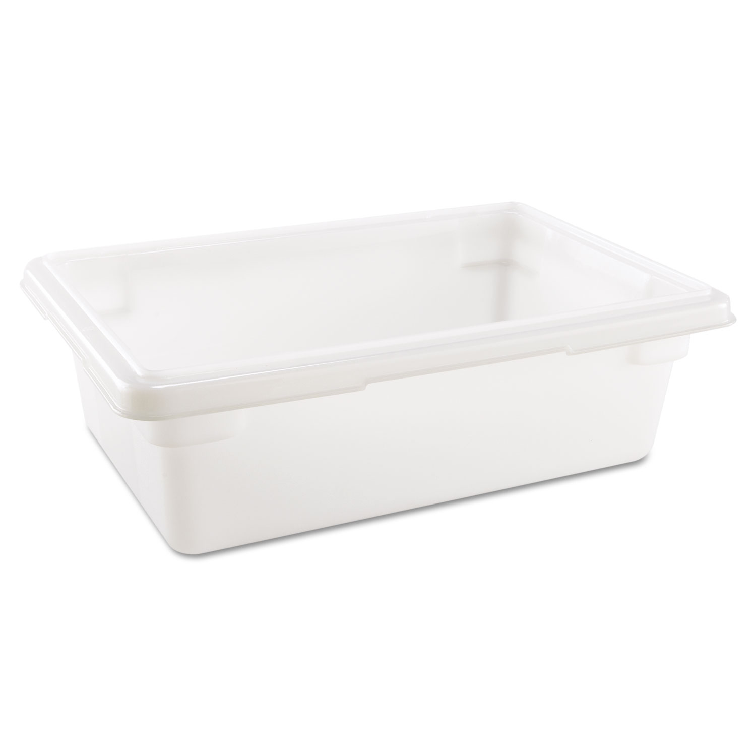  Rubbermaid Commercial FG350900WHT Food/Tote Boxes, 3.5gal, 18w x 12d x 6h, White (RCP3509WHI) 