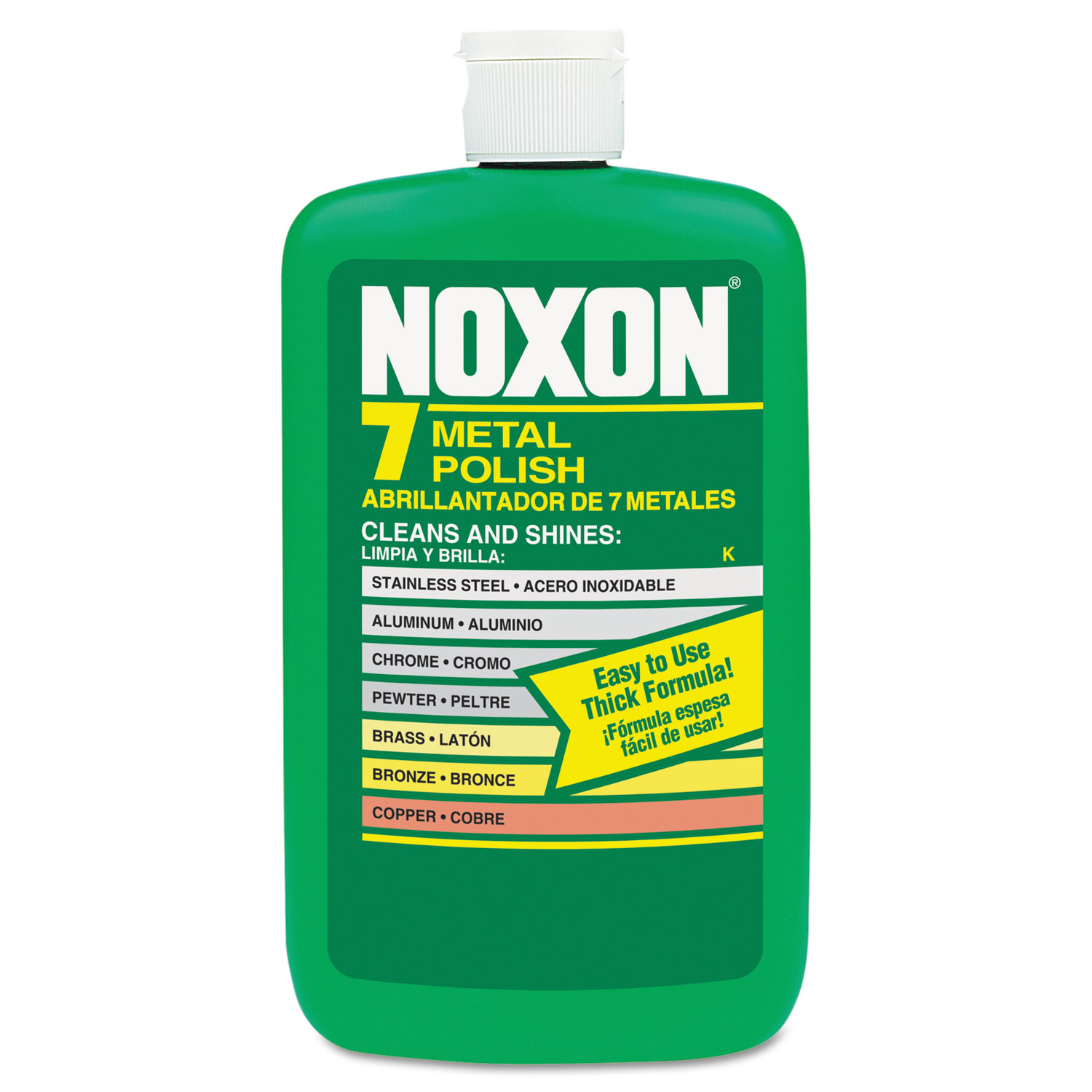 Noxon Metal Polish, Liquid, 12 oz. Bottle