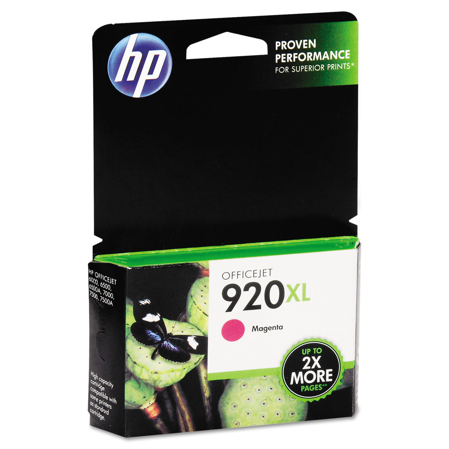  HP CD973AN HP 920XL, (CD973AN) High Yield Magenta Original Ink Cartridge (HEWCD973AN) 