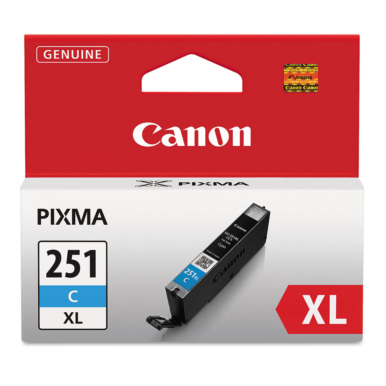  Canon 6449B001 6449B001 (CLI-251XL) ChromaLife100+ High-Yield Ink, 695 Page-Yield, Cyan (CNM6449B001) 