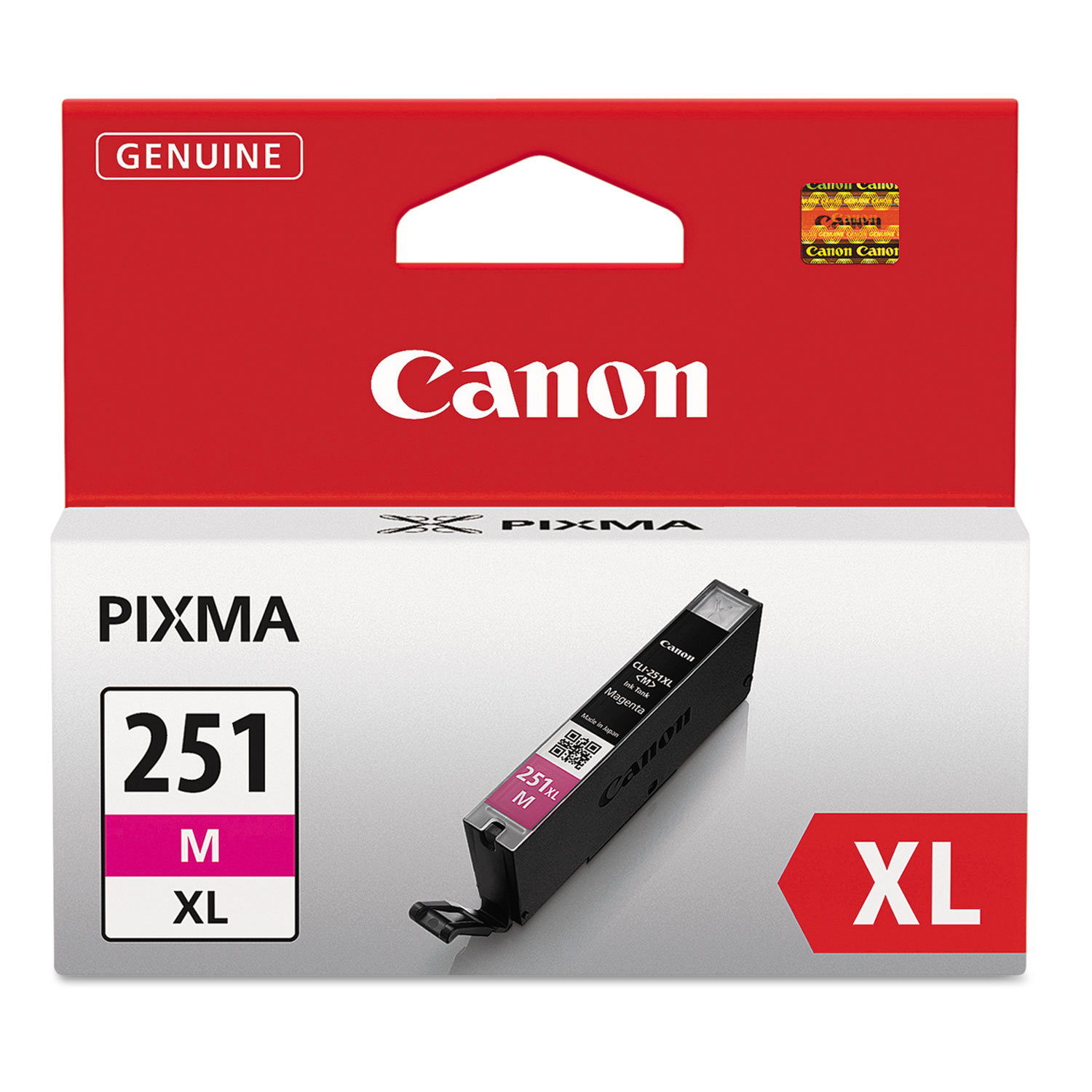  Canon 6450B001 6450B001 (CLI-251XL) ChromaLife100+ High-Yield Ink, 680 Page-Yield, Magenta (CNM6450B001) 