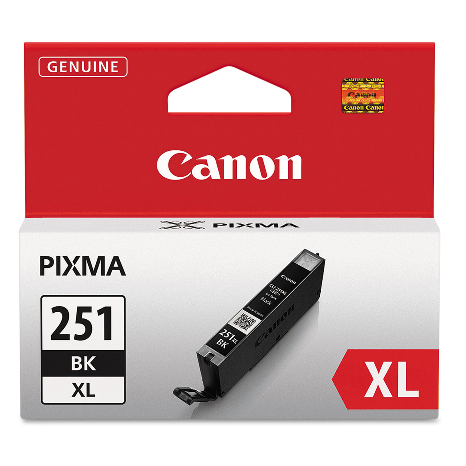  Canon 6448B001 6448B001 (CLI-251XL) ChromaLife100+ High-Yield Ink, 5530 Page-Yield, Black (CNM6448B001) 