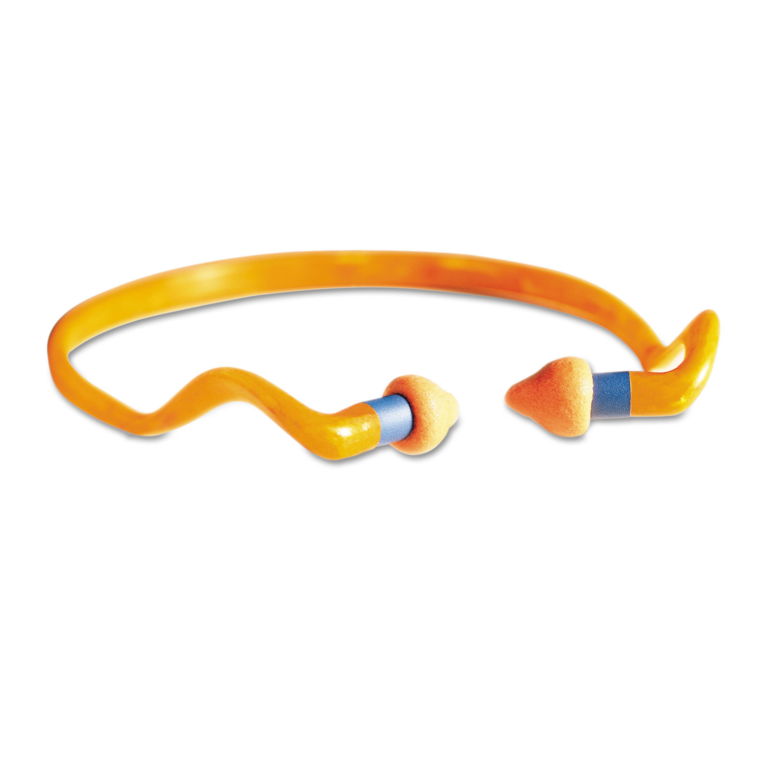  Howard Leight by Honeywell 154-QB2HYG QB2HYG Banded Multi-Use Earplugs, 25NRR, Orange Band/Orange Plug, 10/Box (UVXQB2HYG) 