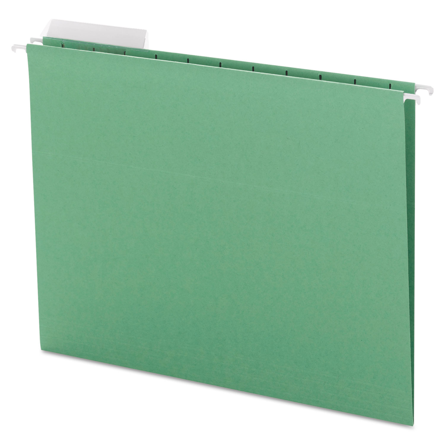Color Hanging Folders with 1/3-Cut Tabs, 11 Pt. Stock, Green, 25/BX