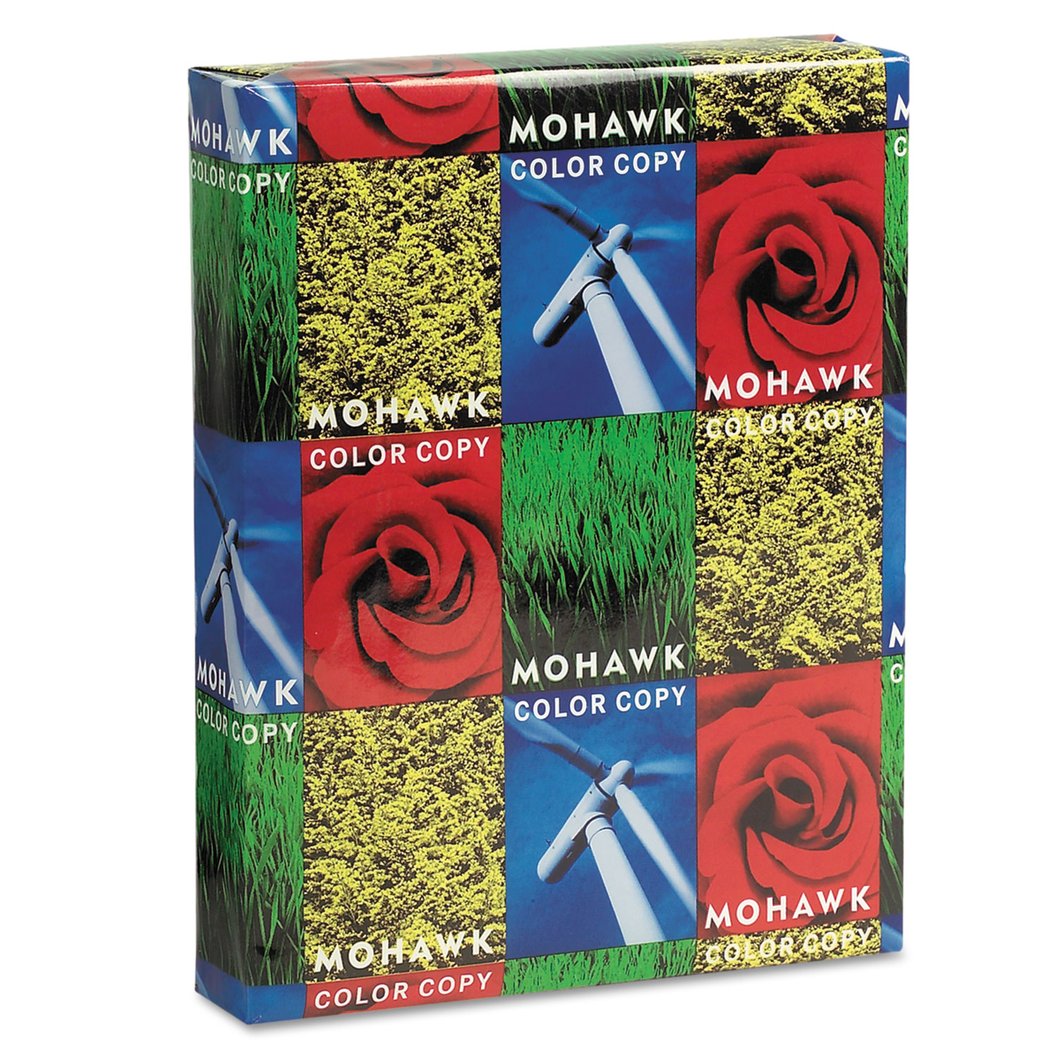  Mohawk 36-201 Color Copy Gloss Paper & Cover Stock, 94 Bright, 32lb, 8.5 x 11, Pure White, 500/Ream (MOW36201) 