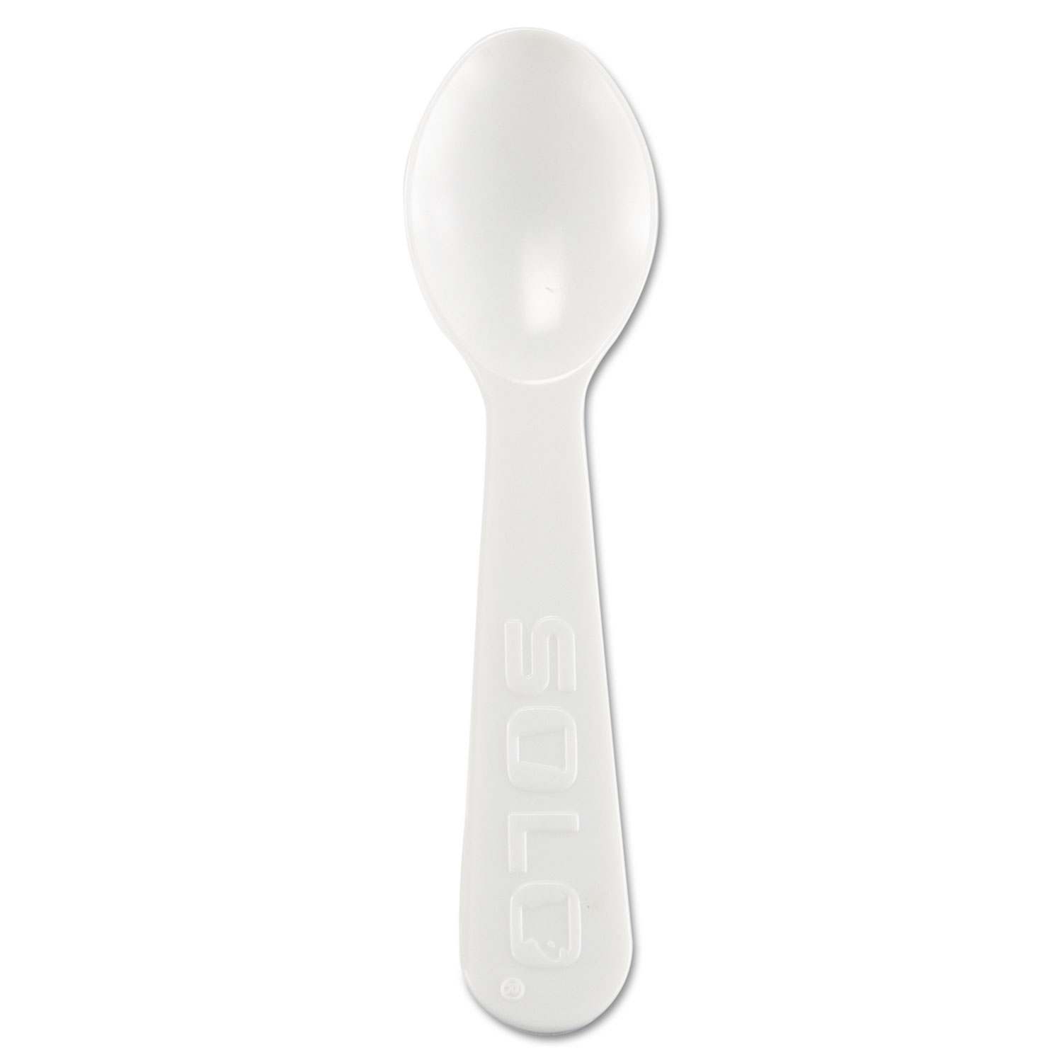 Dart® Lightweight Plastic Taster Spoon, White, 3,000/Carton