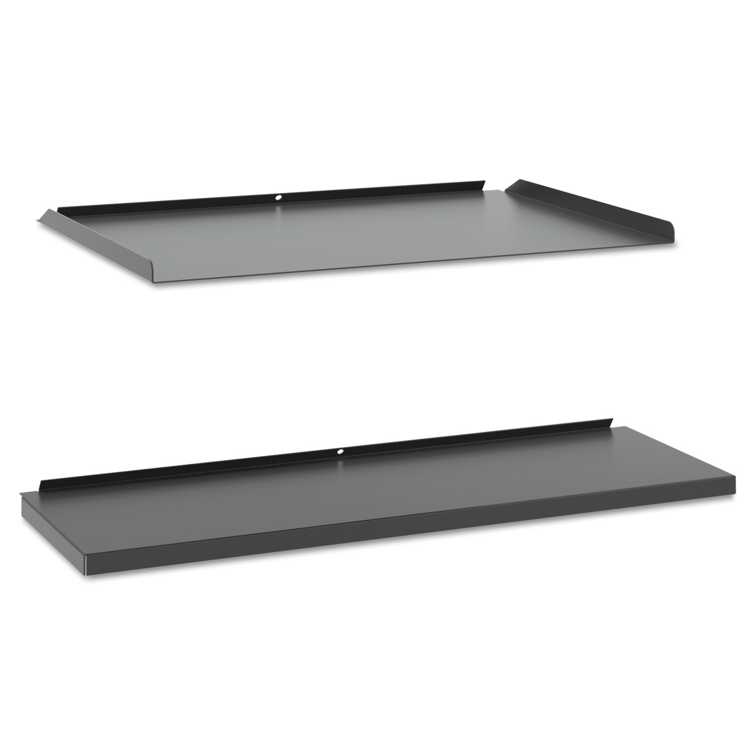  HON HMNGSHTR.A1 Manage Series Shelf and Tray Kit, Steel, 17.5w x 9d x 1h, Ash (BSXMGSHTRA1) 