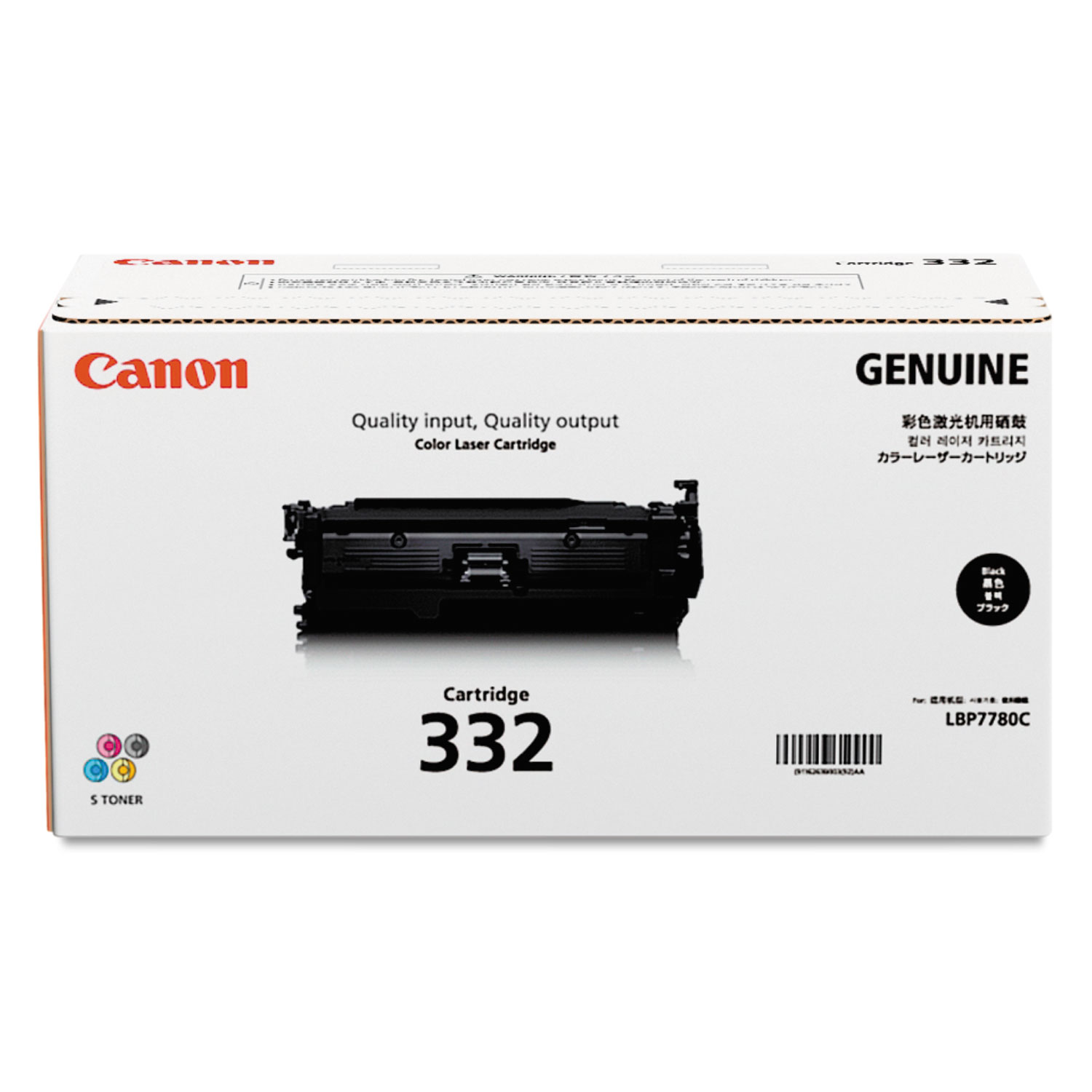  Canon 6264B012 6264B012 (332LL) Toner, 12000 Page-Yield, Black (CNM6264B012) 