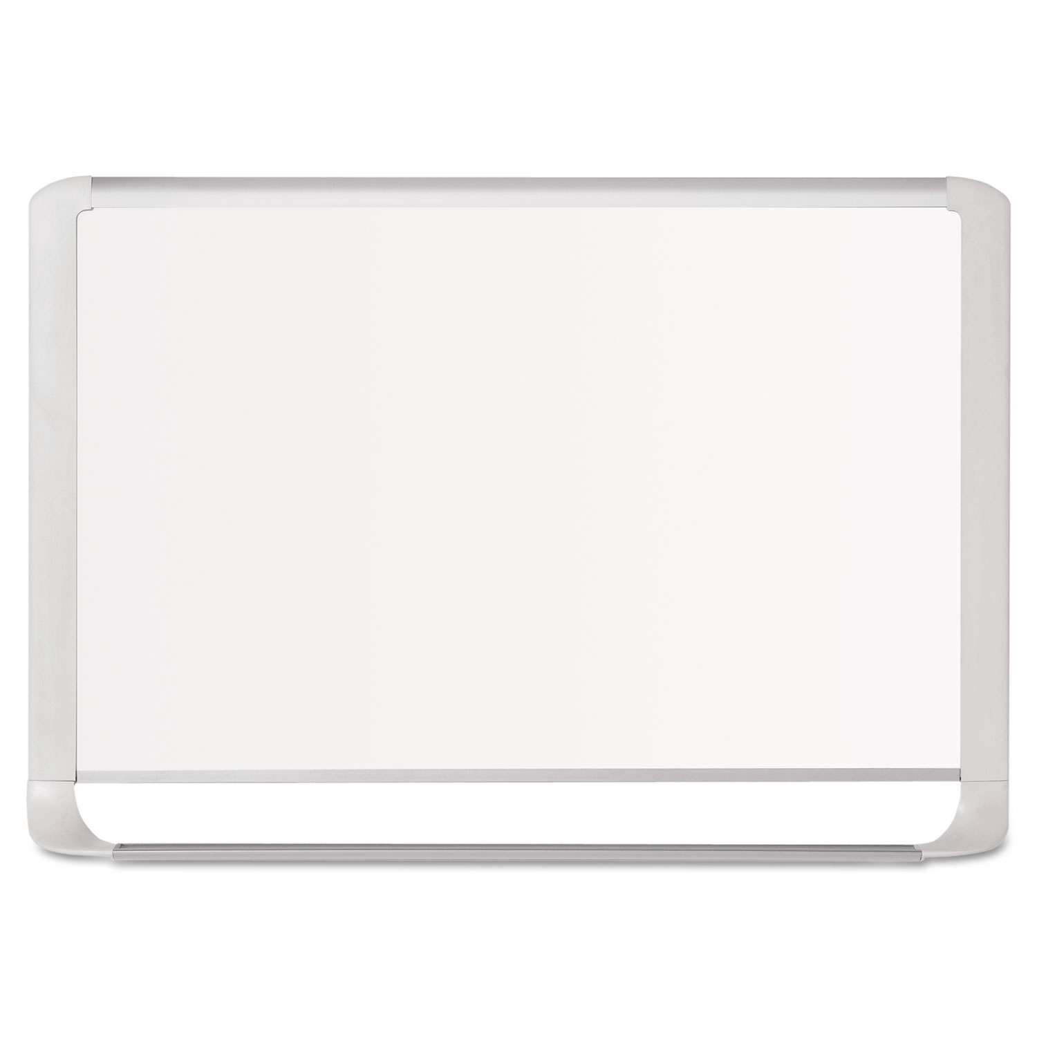  MasterVision MVI210205 Lacquered steel magnetic dry erase board, 48 x 96, Silver/White (BVCMVI210205) 