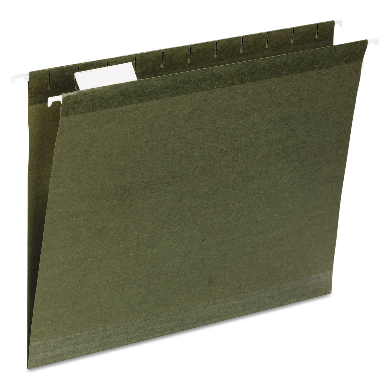 Reinforced Recycled Hanging Folder, 1/3 Cut, Letter, Standard Green, 25/Box