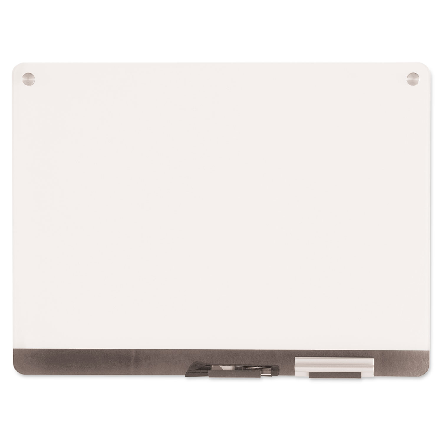  Iceberg 31170 Clarity Glass Personal Dry Erase Boards, Ultra-White Backing, 24 x 18 (ICE31170) 