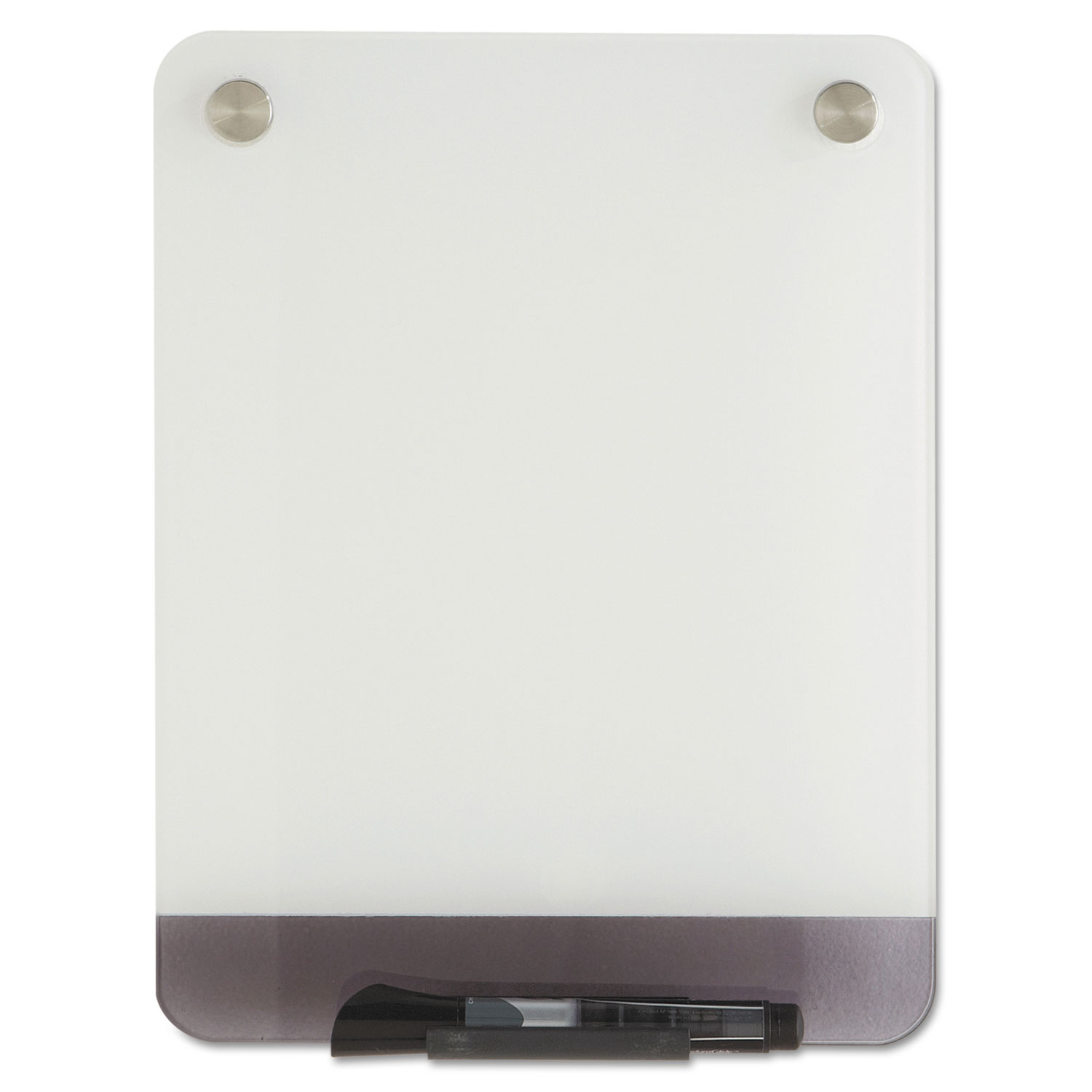  Iceberg 31110 Clarity Glass Personal Dry Erase Boards, Ultra-White Backing, 9 x 12 (ICE31110) 