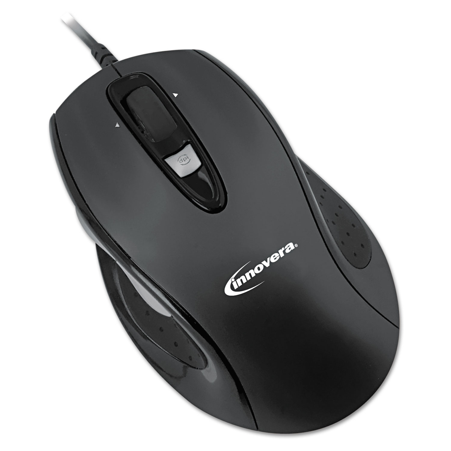  Innovera IVR61014 Full-Size Wired Optical Mouse, USB 2.0, Right Hand Use, Black (IVR61014) 