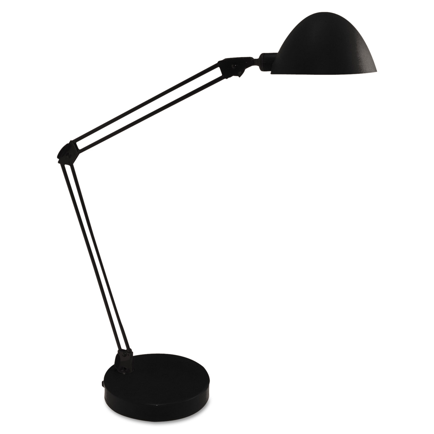 LED Desk and Task Lamp, 5W, 5 1/2w x 21 1/4h, Black