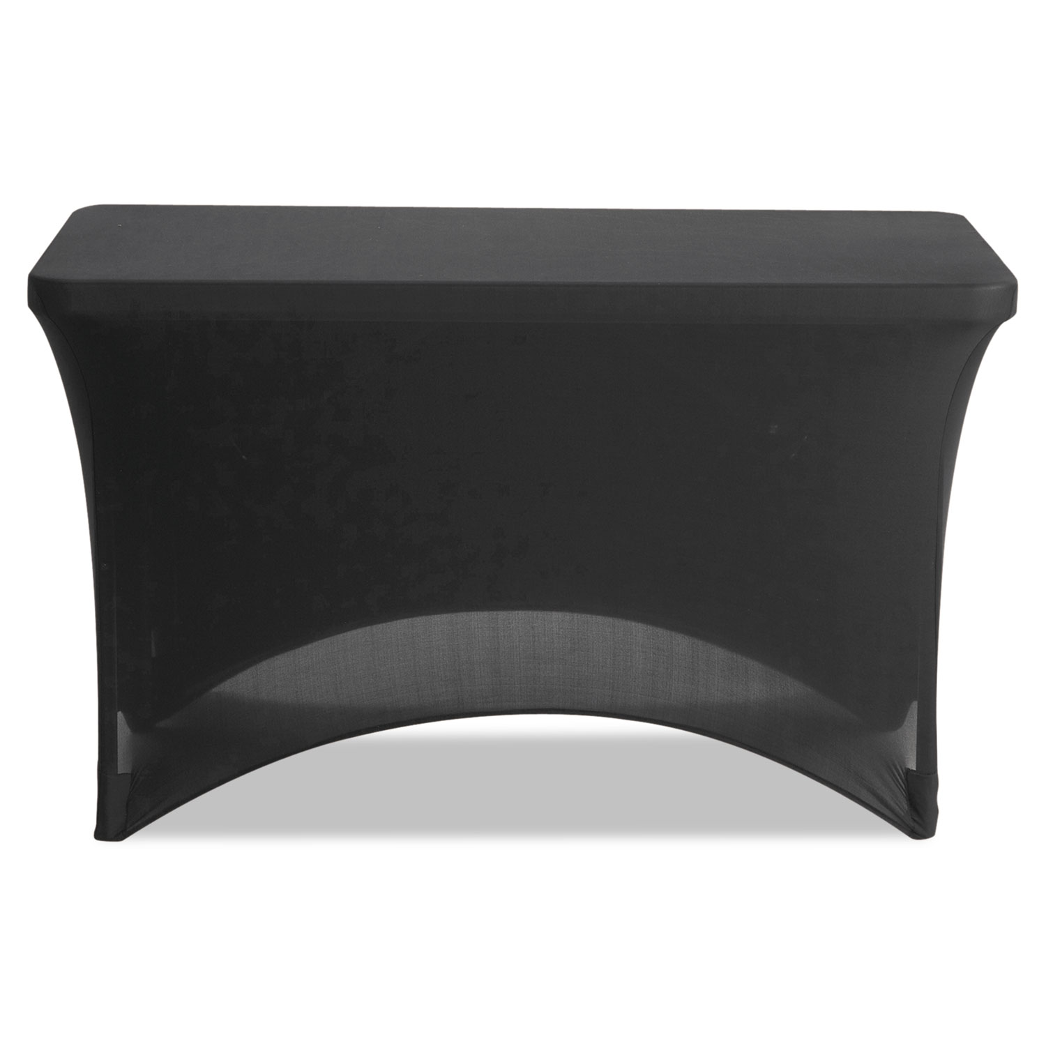 Stretch Fabric Table Cover Polyester Spandex 24 X 48 Black