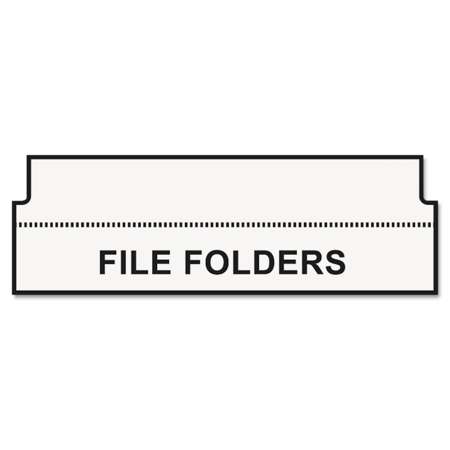 LabelWriter Hanging File Folder Tab Inserts, 9/16 x 2, White, 260 Labels/Roll