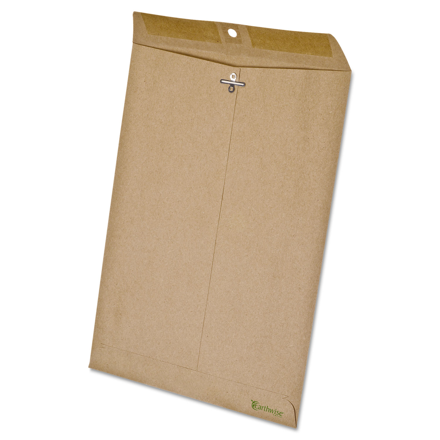 Earthwise by Ampad 100% Recycled Paper Clasp Envelope, 9 x 12, Brown, 110/Box
