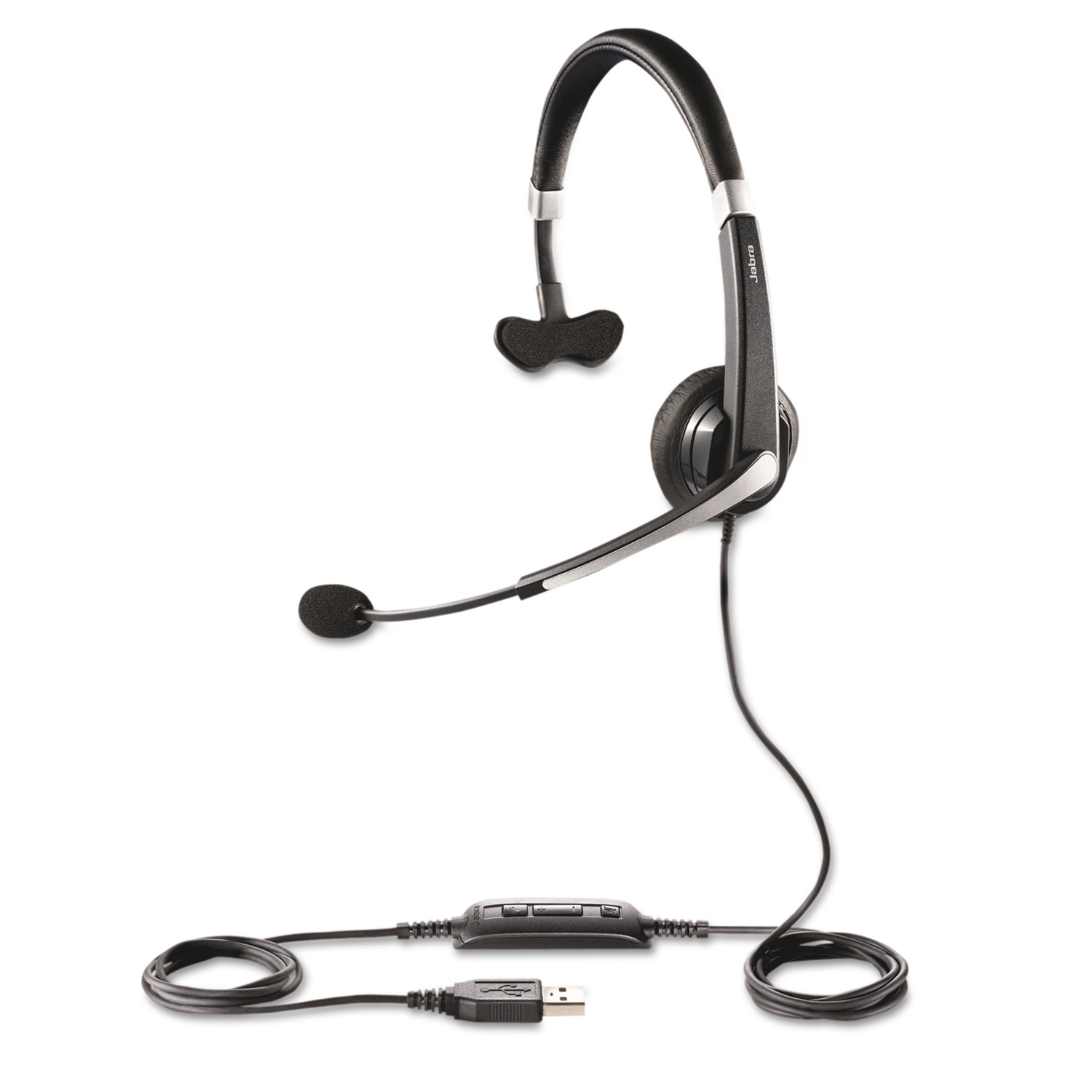UC Voice 550 Monaural Over-the-Head Corded Headset, Microsoft Certified