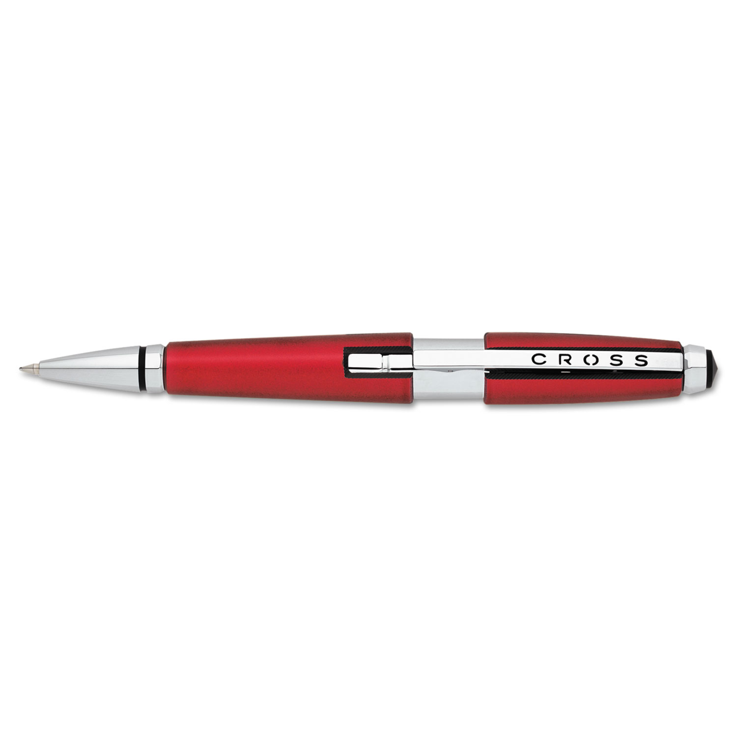 Edge Pen, 0.7 mm, Medium, Black Ink, Red Barrel