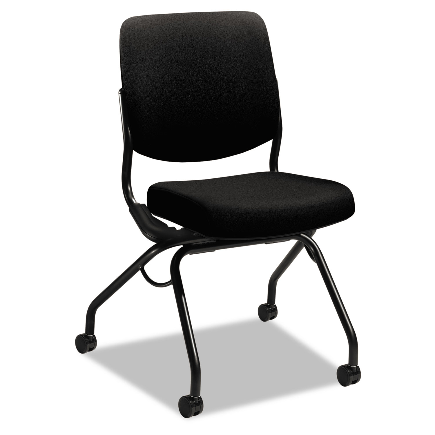 Perpetual Series Mobile Nesting Chair, Black Upholstery